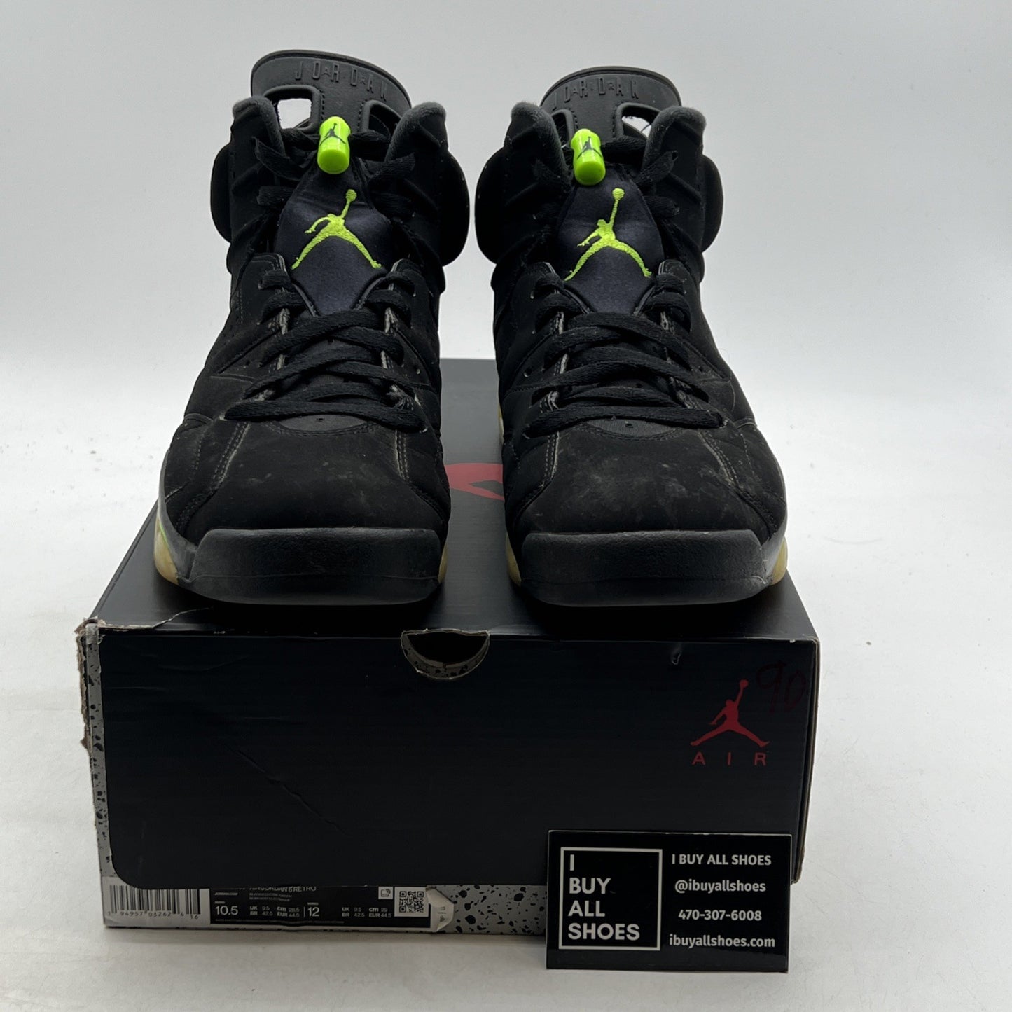 Size 10.5 - Air Jordan 6 Retro Electric Green 2021 (CT8529-003)