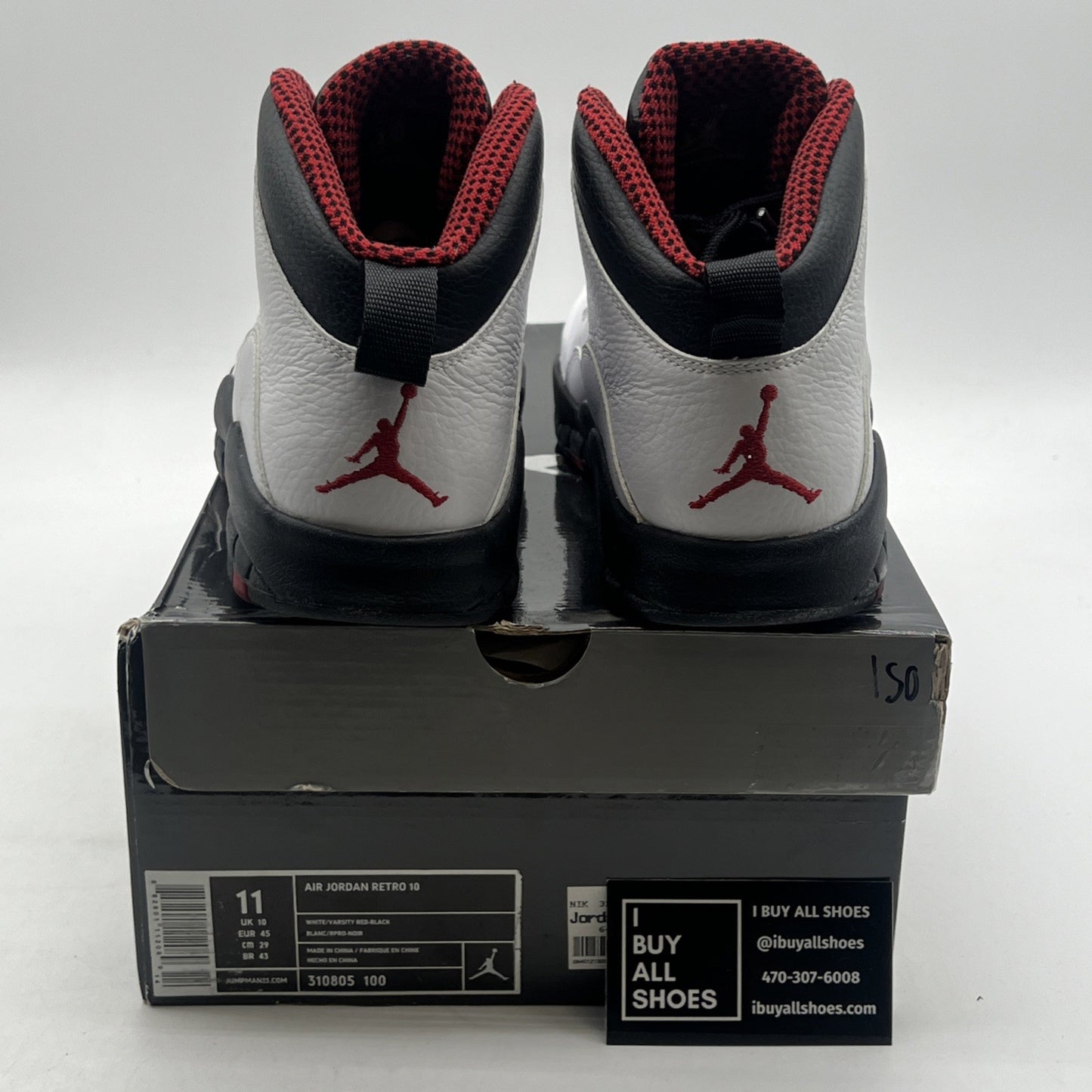 Size 11 - Air Jordan 10 Retro 2012 Chicago (310805-100)