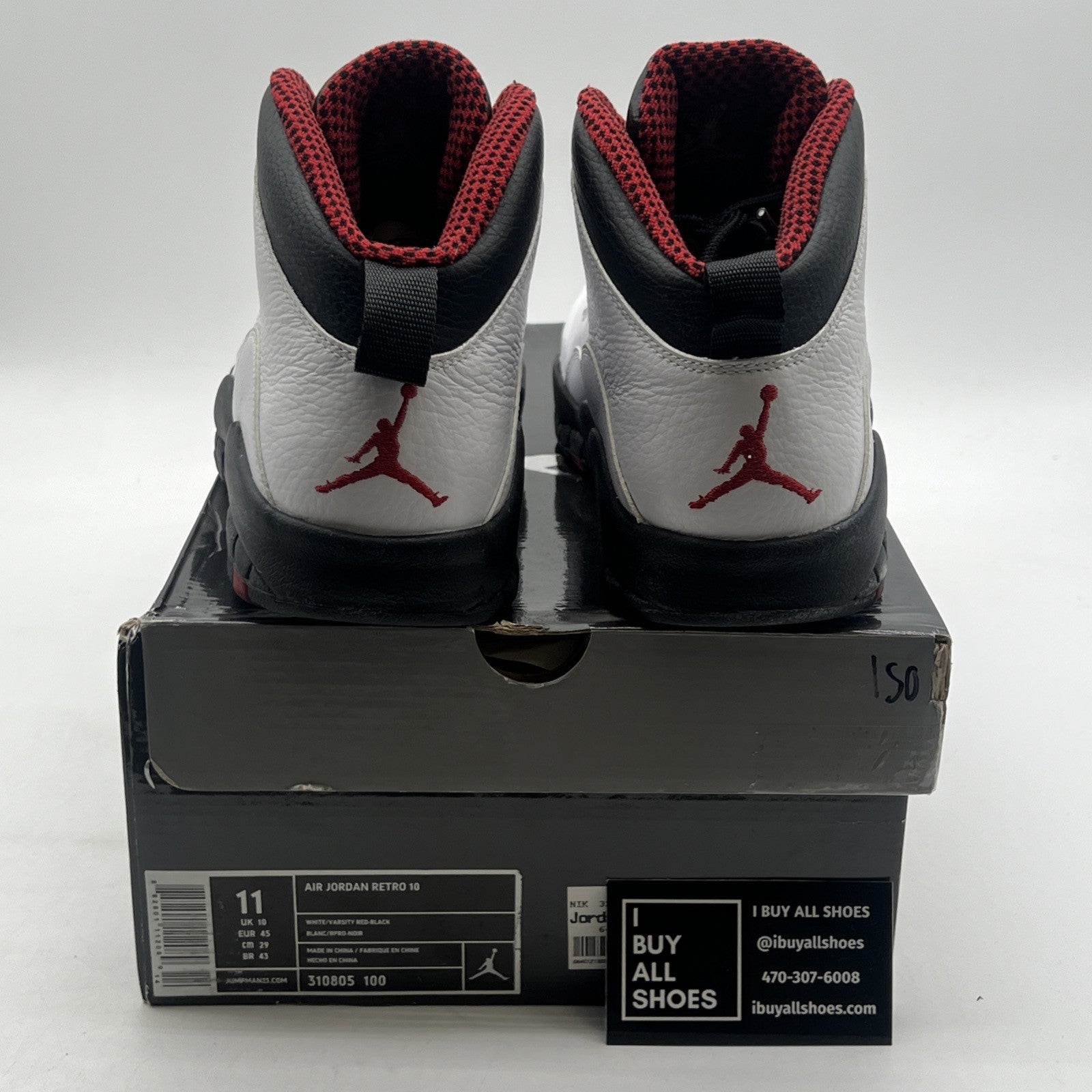 Size 11 - Air Jordan 10 Retro 2012 Chicago (310805-100)