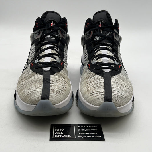 Size 12 - Nike Air Zoom GT Jump 2 Low White Black Red Athletic Shoe (DJ9431-001)