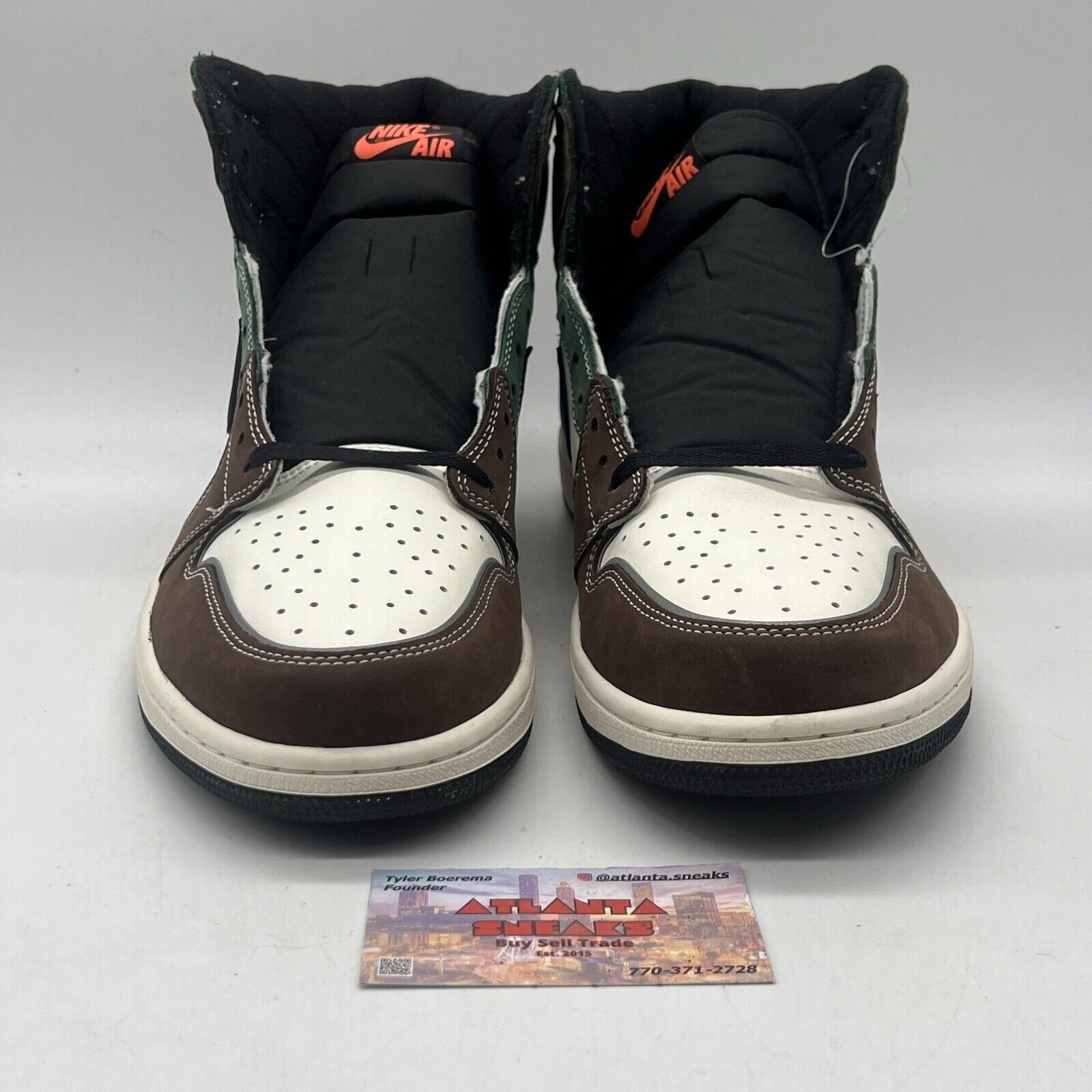 Size 14 - Jordan 1 High OG Crafted 2021 Brown Black White Leather Brand New