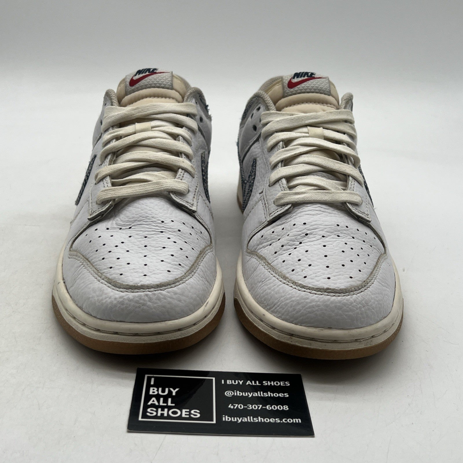 Size 11 - Nike Dunk Low Washed Denim (FN6881-100)