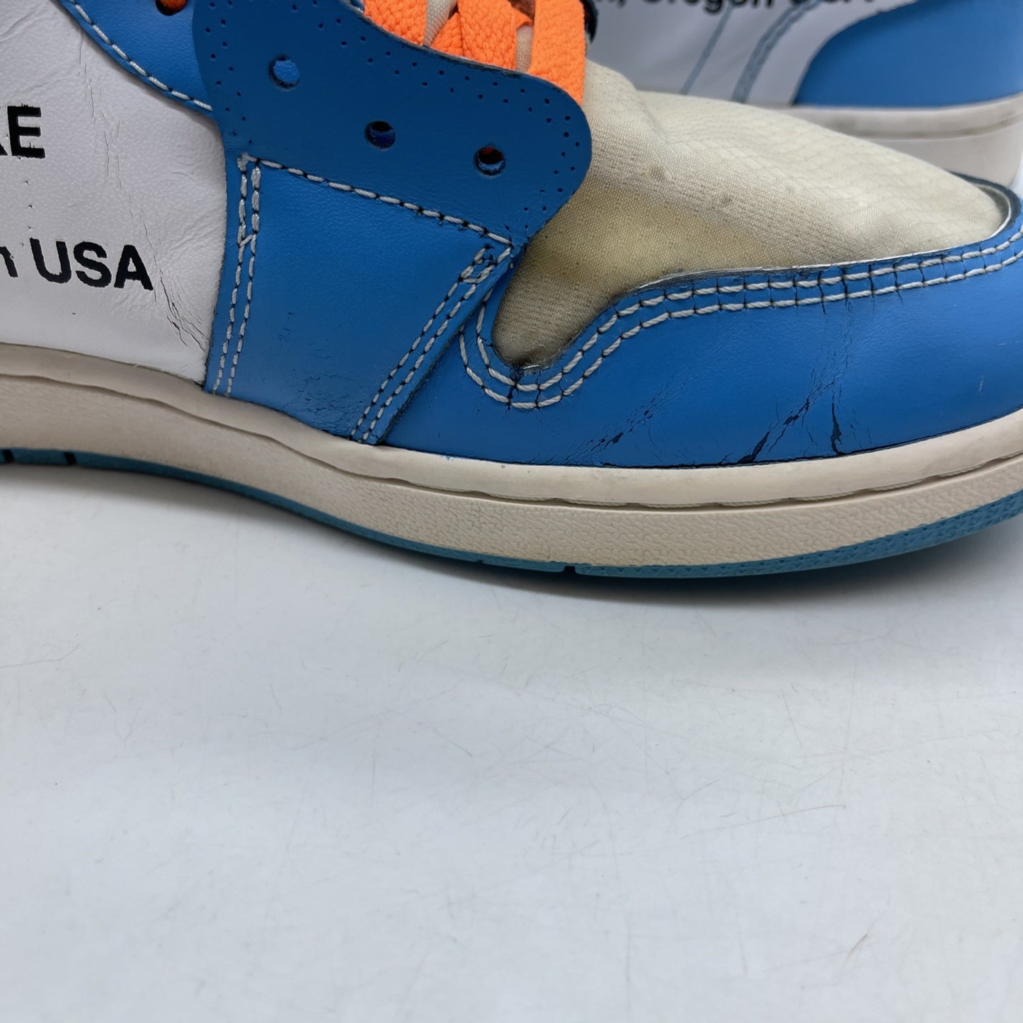 Size 12 - Jordan 1 Retro OG x Off-White High UNC Blue White Grey (AQ0818-148)