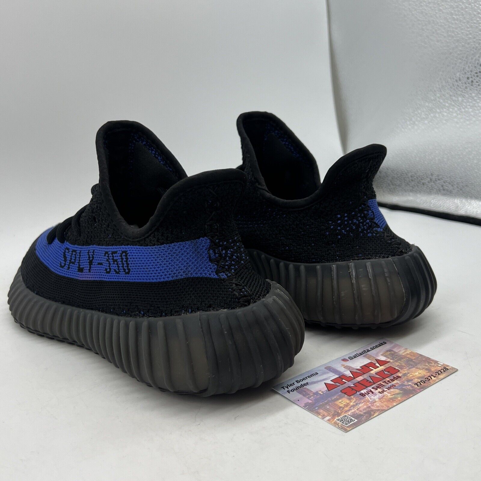 Size 6.5 - adidas Yeezy Boost 350 V2 Low Dazzling Blue Black (GY7164)