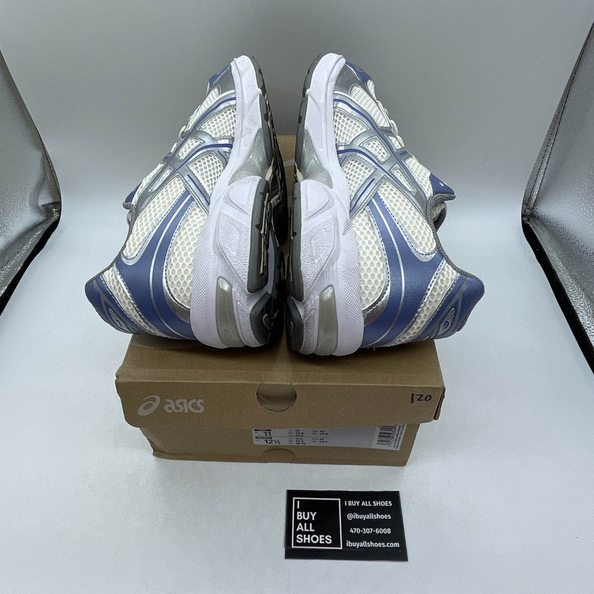 Size 11 - Asics Gel 1130 Cream Blueberry (1203A609-101)