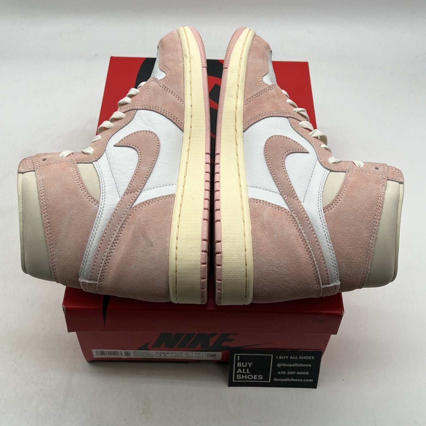 Size 11 - Air Jordan 1 Retro OG High Washed Pink W (FD2596-600)