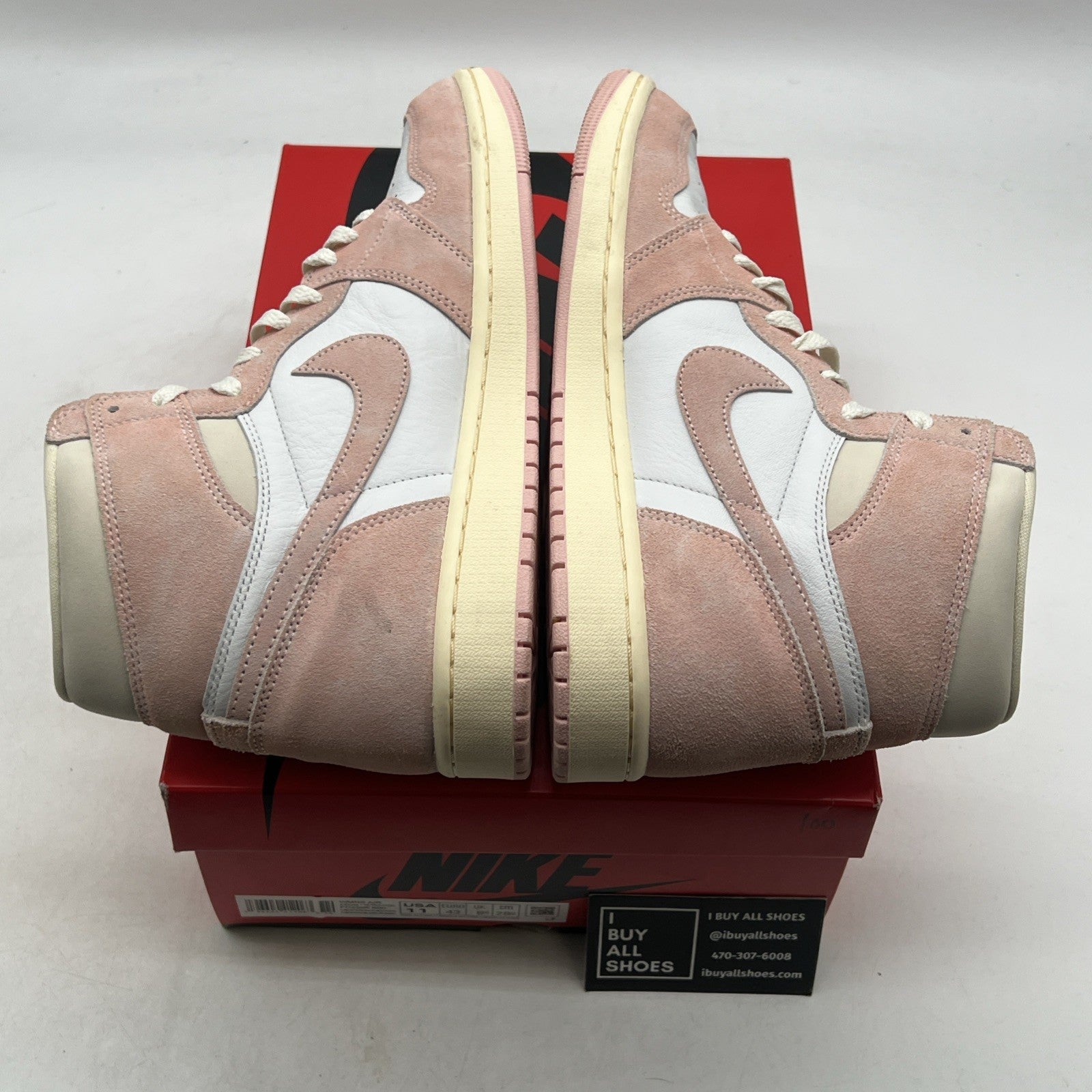 Size 11 - Air Jordan 1 Retro OG High Washed Pink W (FD2596-600)