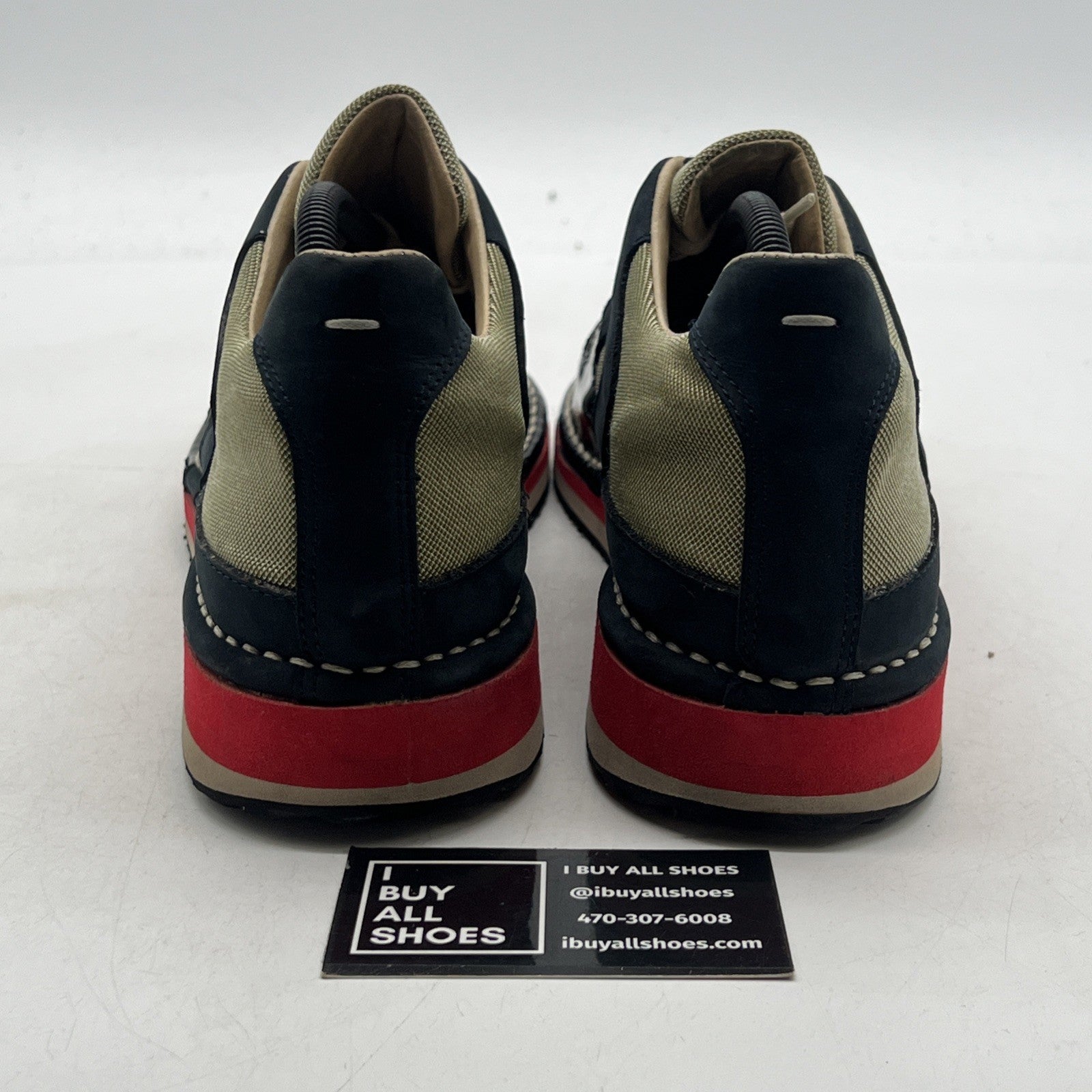 Size 42 - Maison Margiela Sneakers Beige Navy Red Black