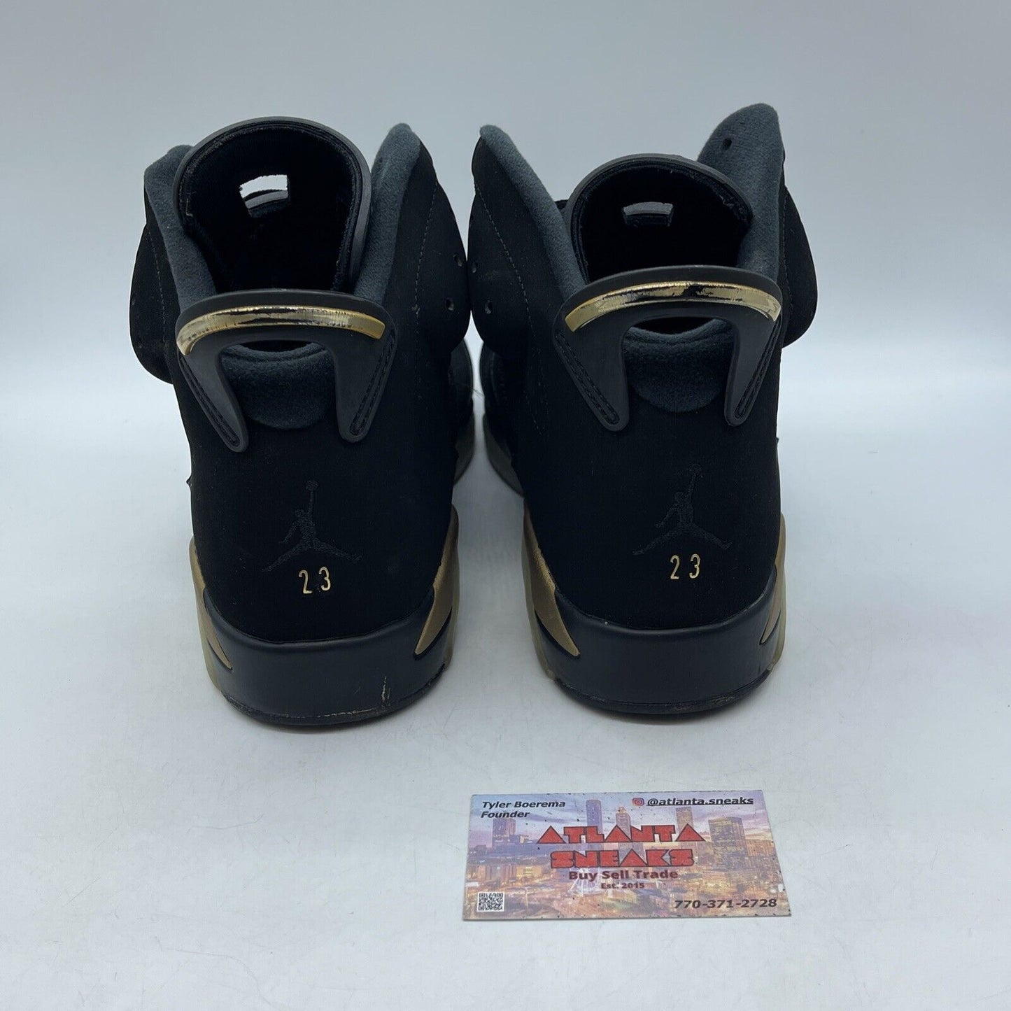 Size 13 - Jordan 6 Retro Defining Moments 2020 Gold Black Suede (CT4954-007)