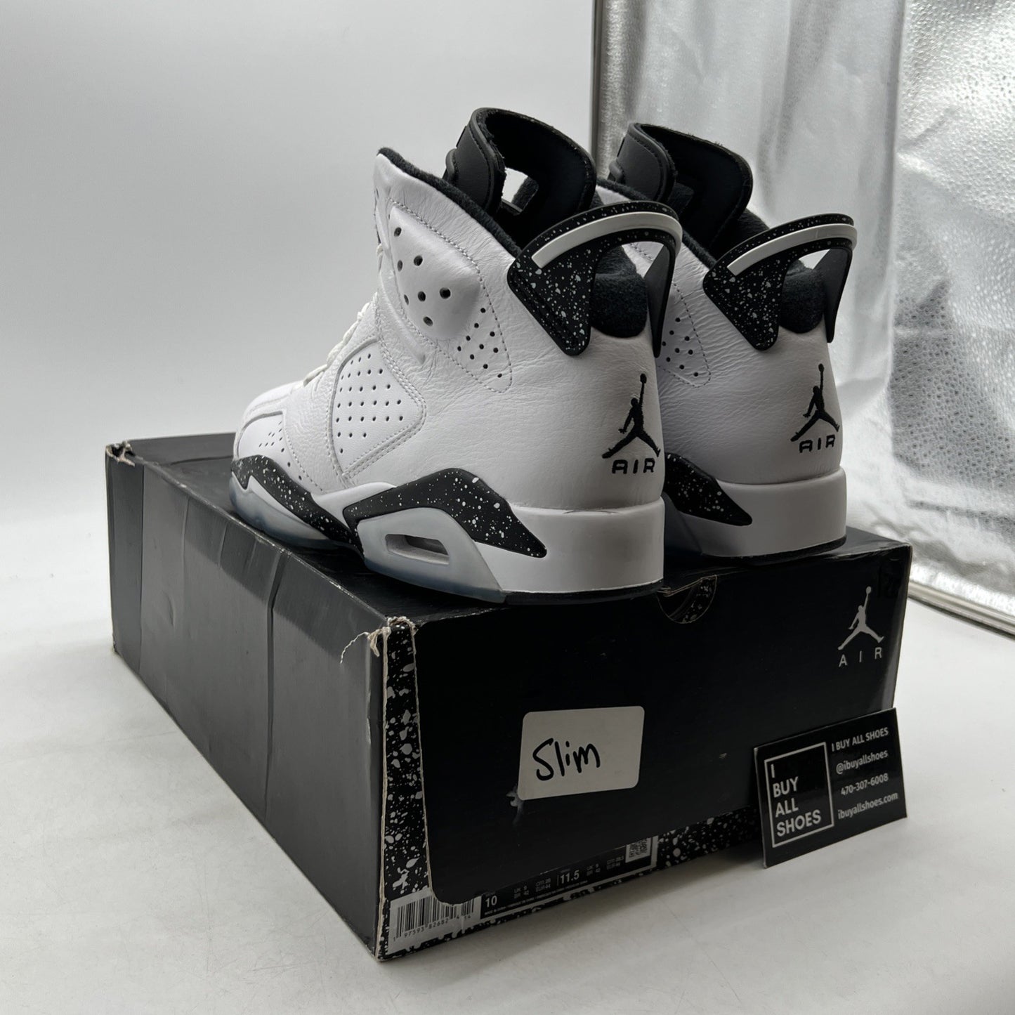 Size 10 - Air Jordan 6 Retro Reverse Oreo (CT8529-112)
