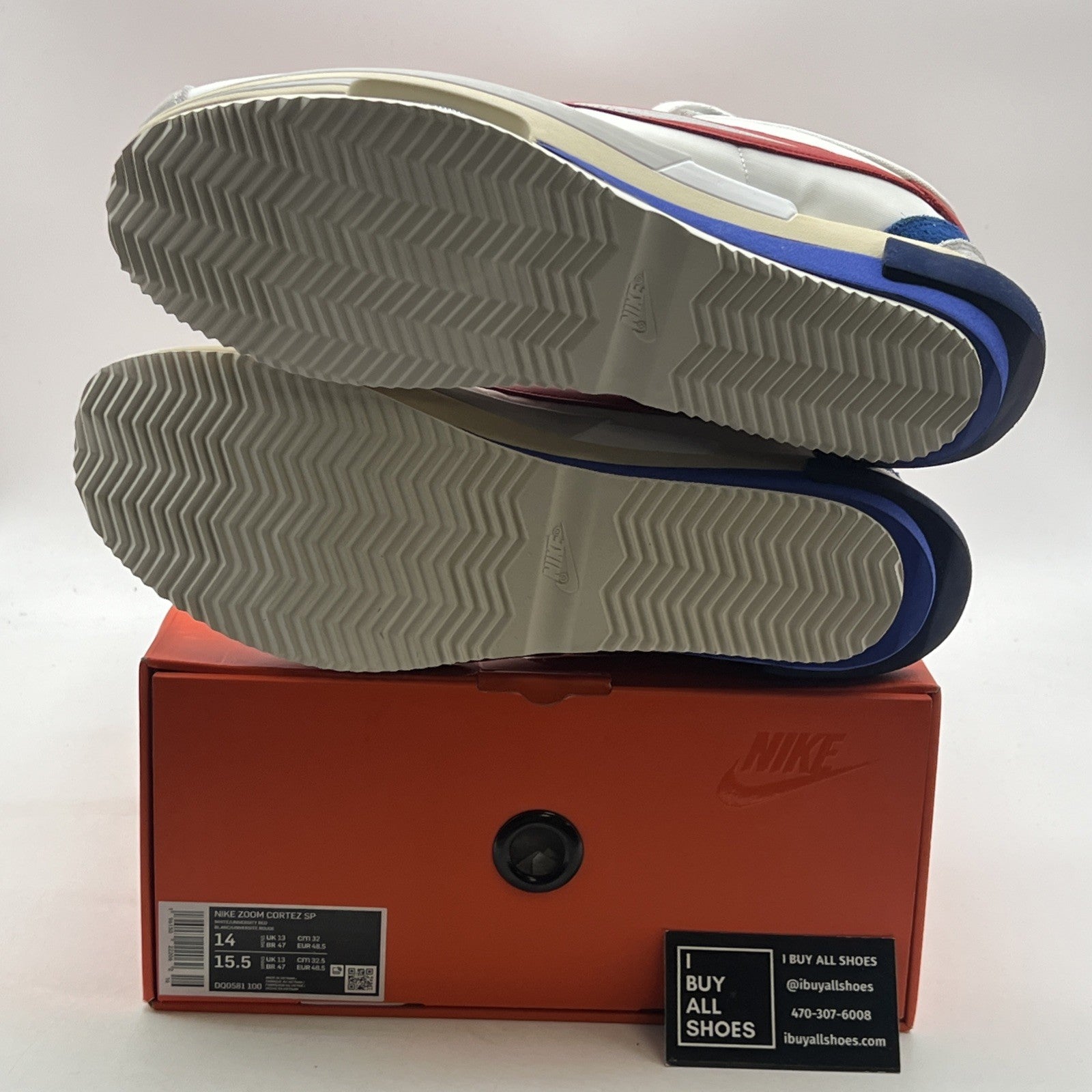 Size 14 - Nike sacai x Zoom Cortez SP OG (DQ0581-100)