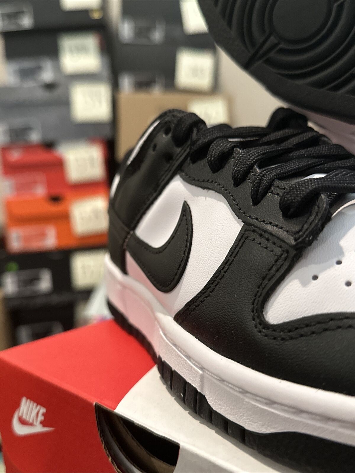 Nike Women Dunk Low Retro White Black 2021 Style # DD1503-101 Size 7.5