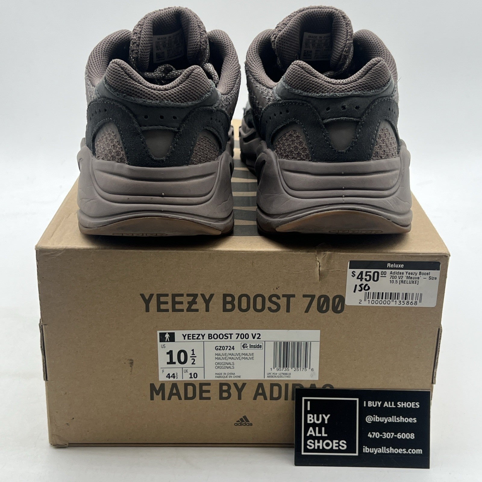 Size 10.5 - adidas Yeezy Boost 700 V2 Mauve (GZ0724)