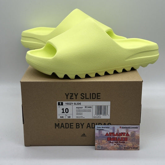 Men's adidas Yeezy Slide Glow Green/Glow Green/Glow Green (HQ6447)