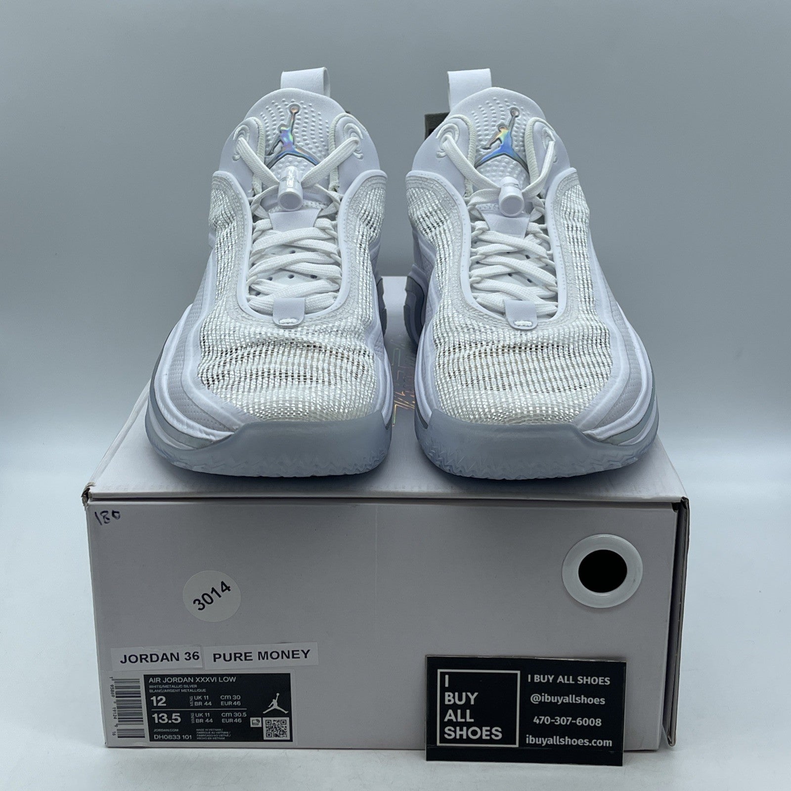 Size 12 - Air Jordan 36 Low Pure Money (DH0833-101)