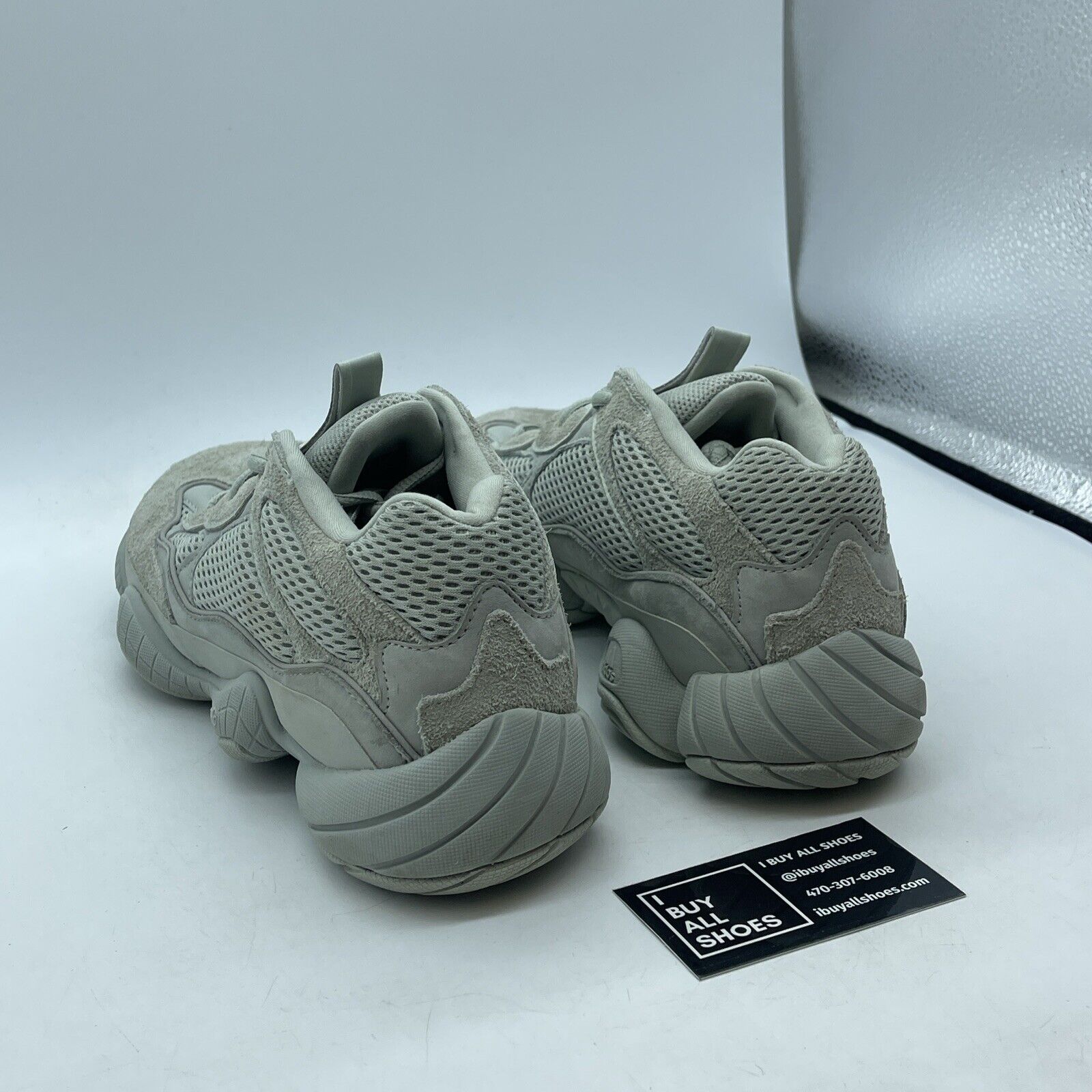 Size 10 - adidas Yeezy 500 Salt Grey Brown Suede Leather (EE7287)