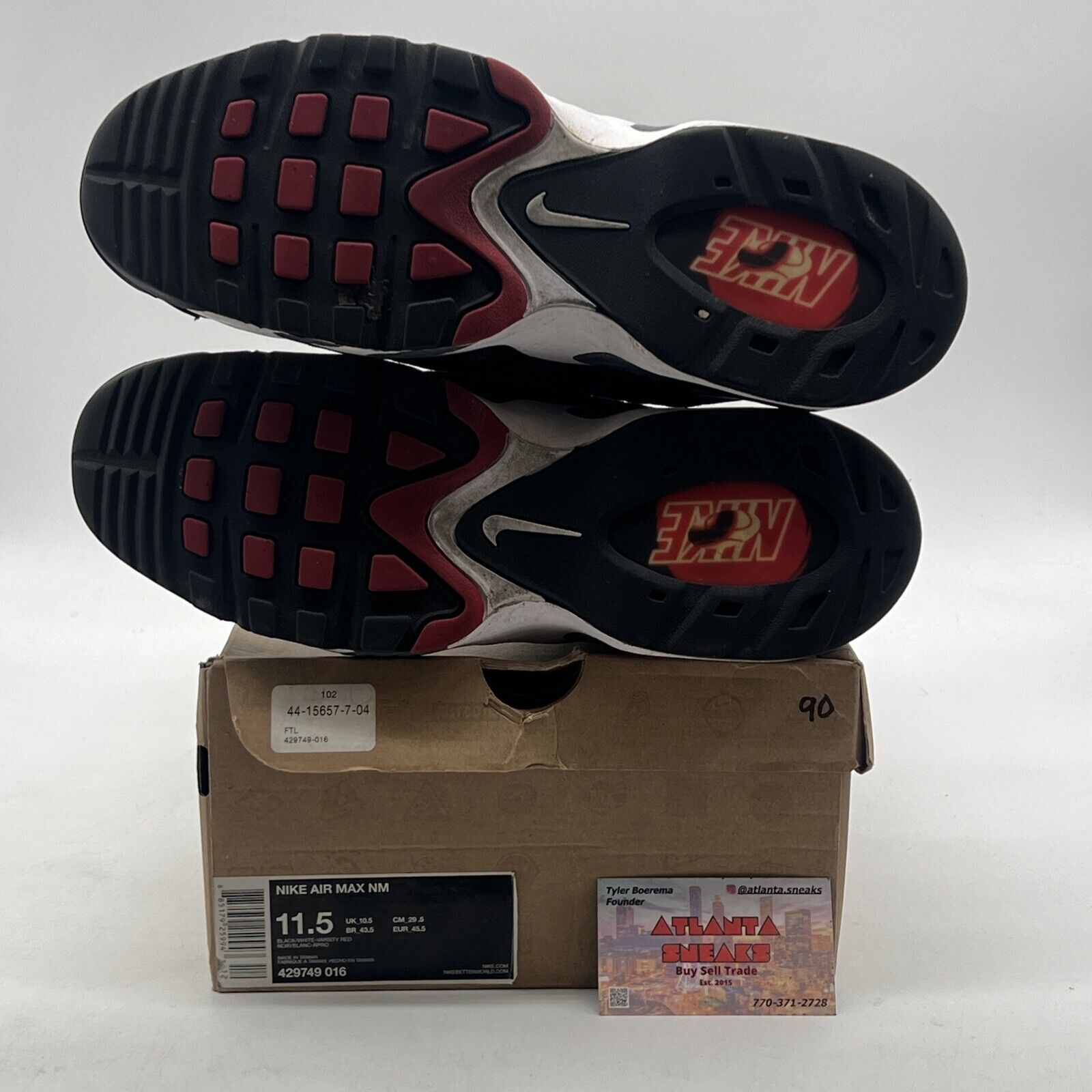 Size 11.5 - Nike Air Max Nm Black (429749-016)