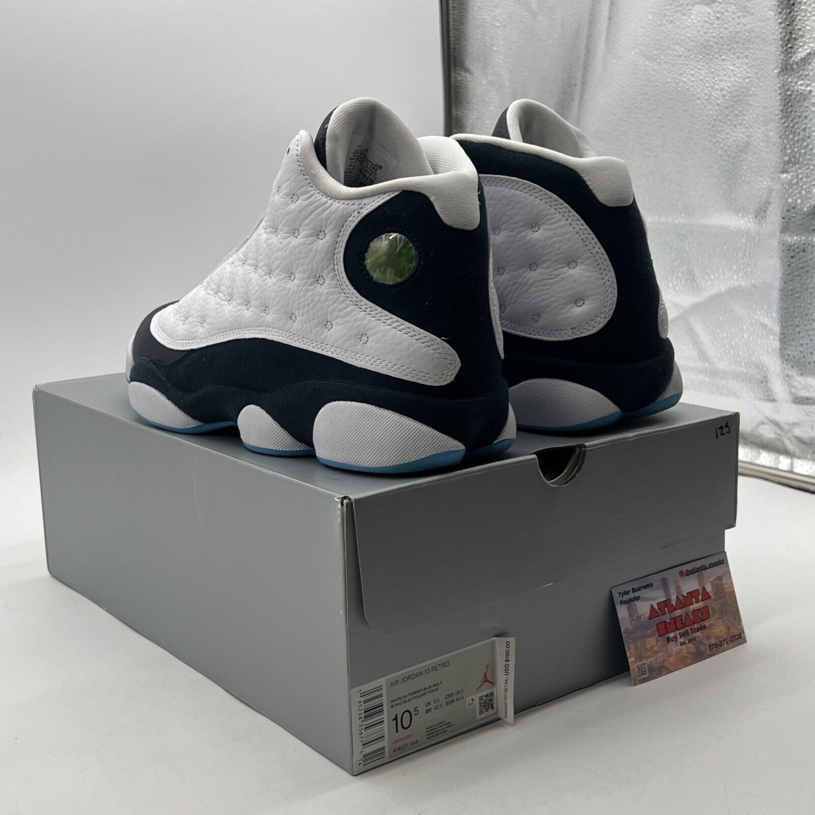 Size 10.5 - Air Jordan 13 Retro Obsidian (414571-144)