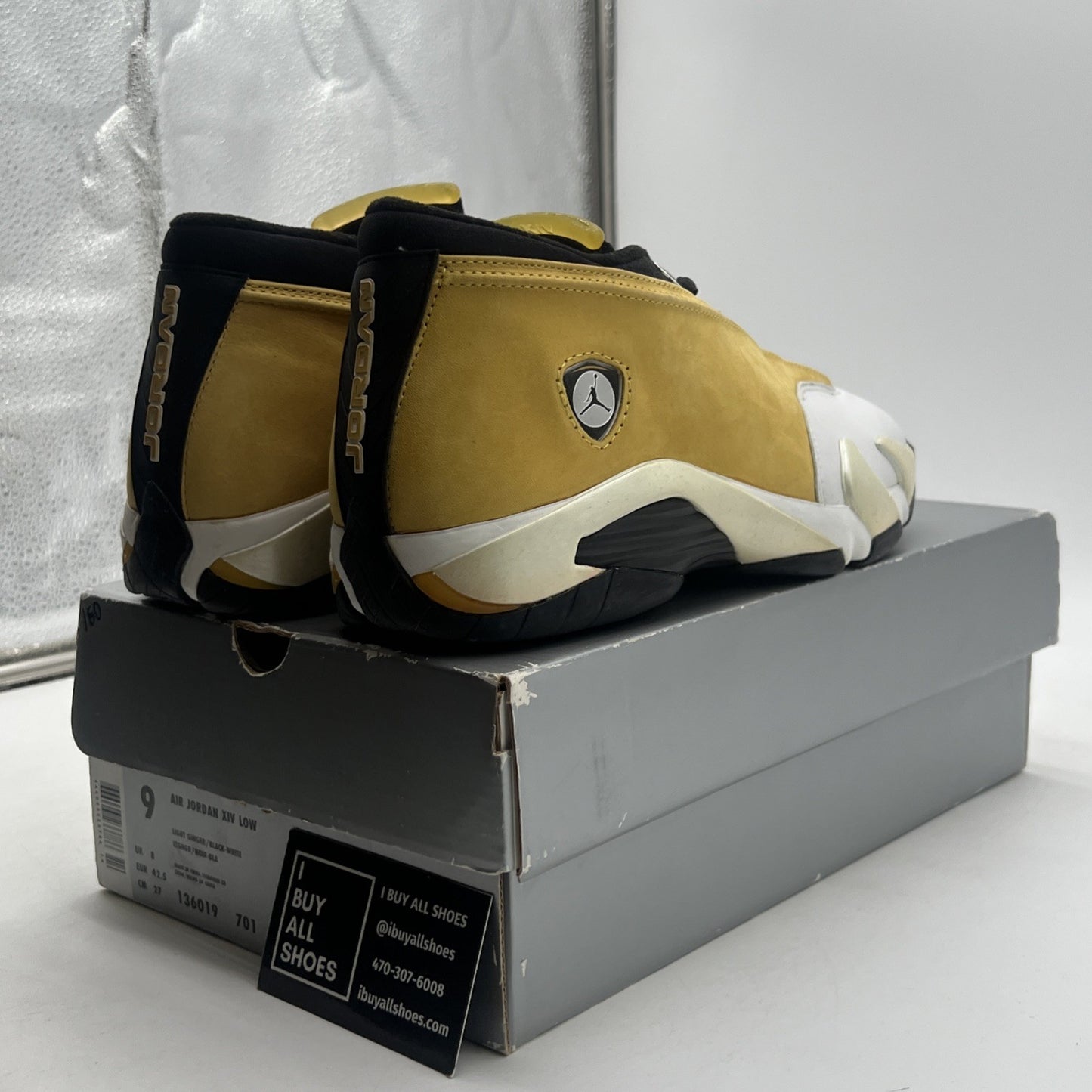 Size 9 - Air Jordan 14 OG Low Ginger 1999 (136019-701)
