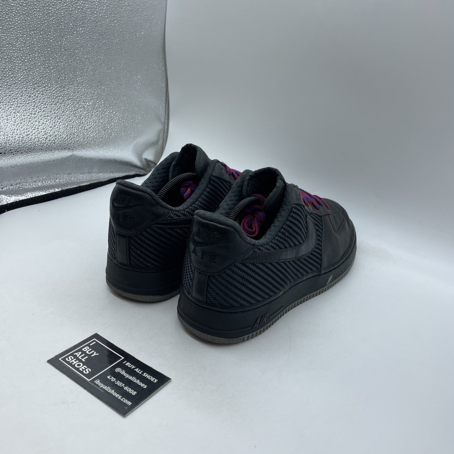 Size 12 - Nike Air Force 1 Premium 07 Black (315180-003)