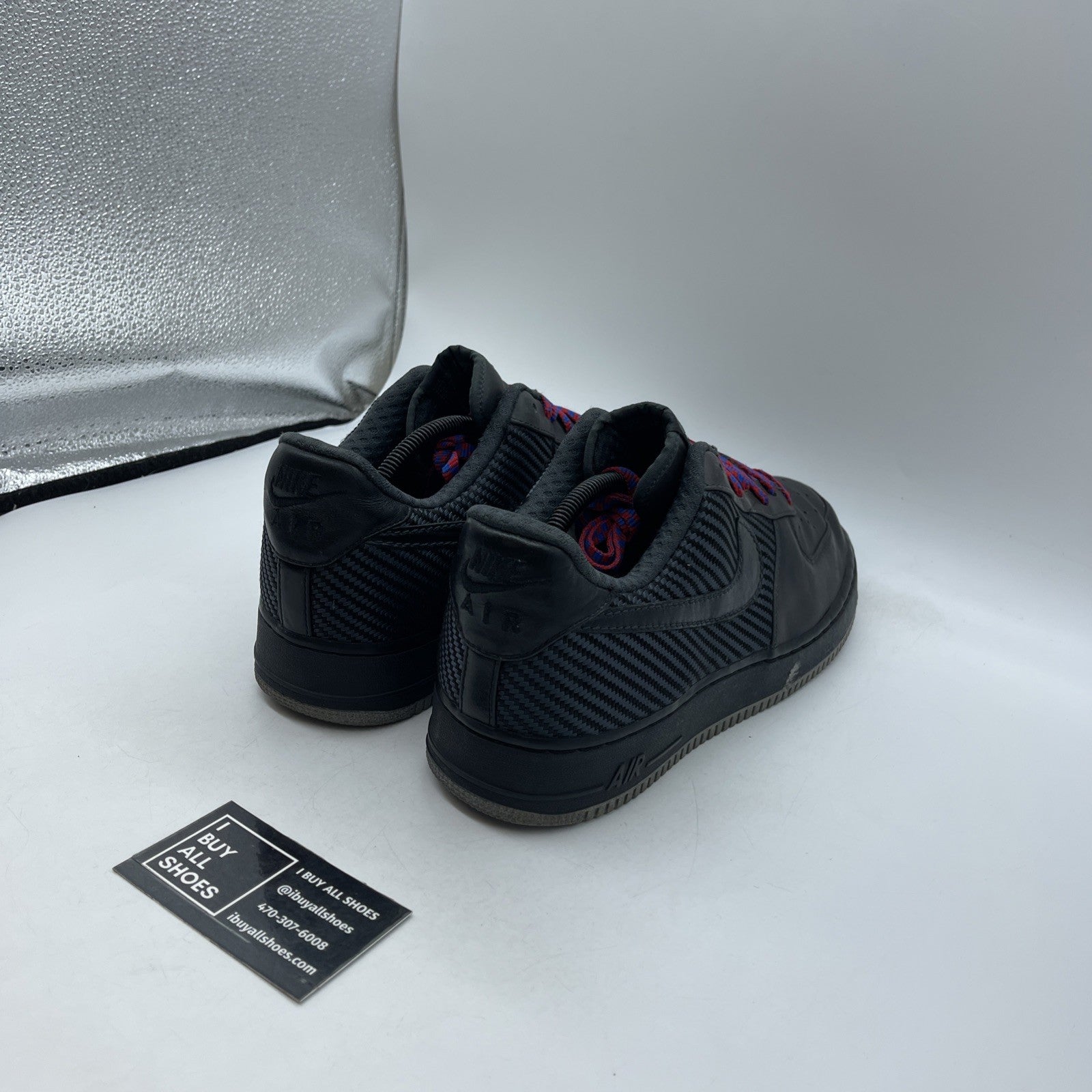 Size 12 - Nike Air Force 1 Premium 07 Black (315180-003)