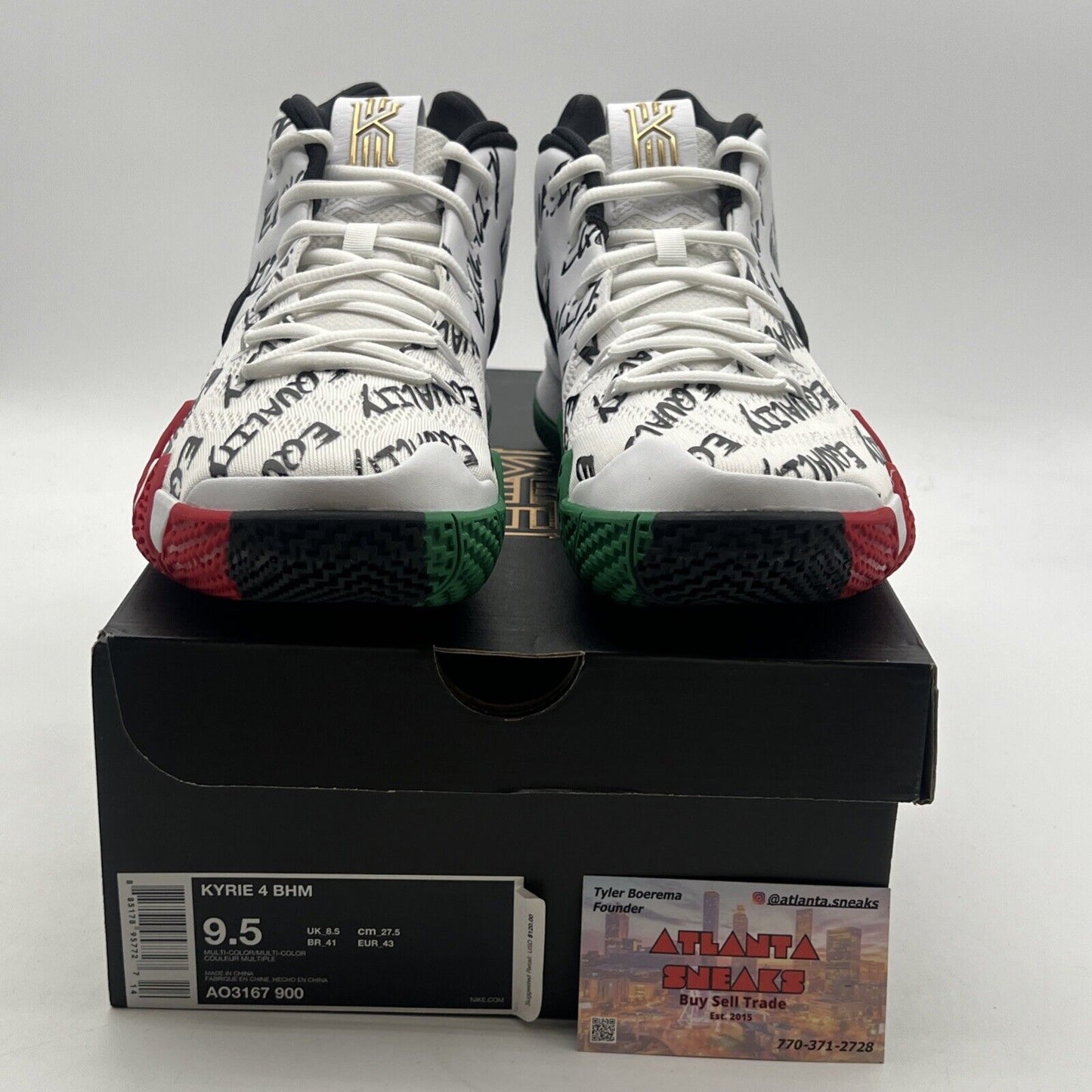 Size 9.5 - Nike Kyrie 4 BHM - (AO3167-900)