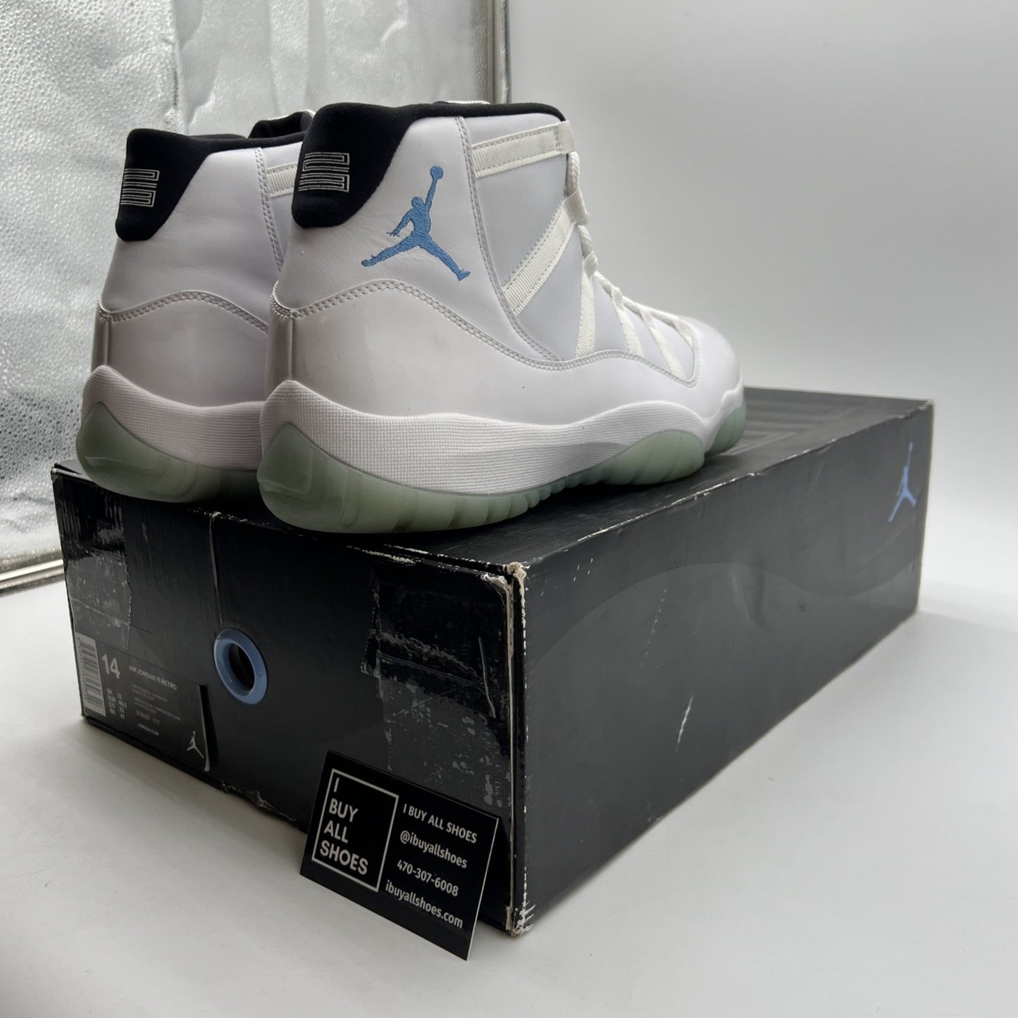 Size 14 - Air Jordan 11 Retro High Legend Blue (378037-117)