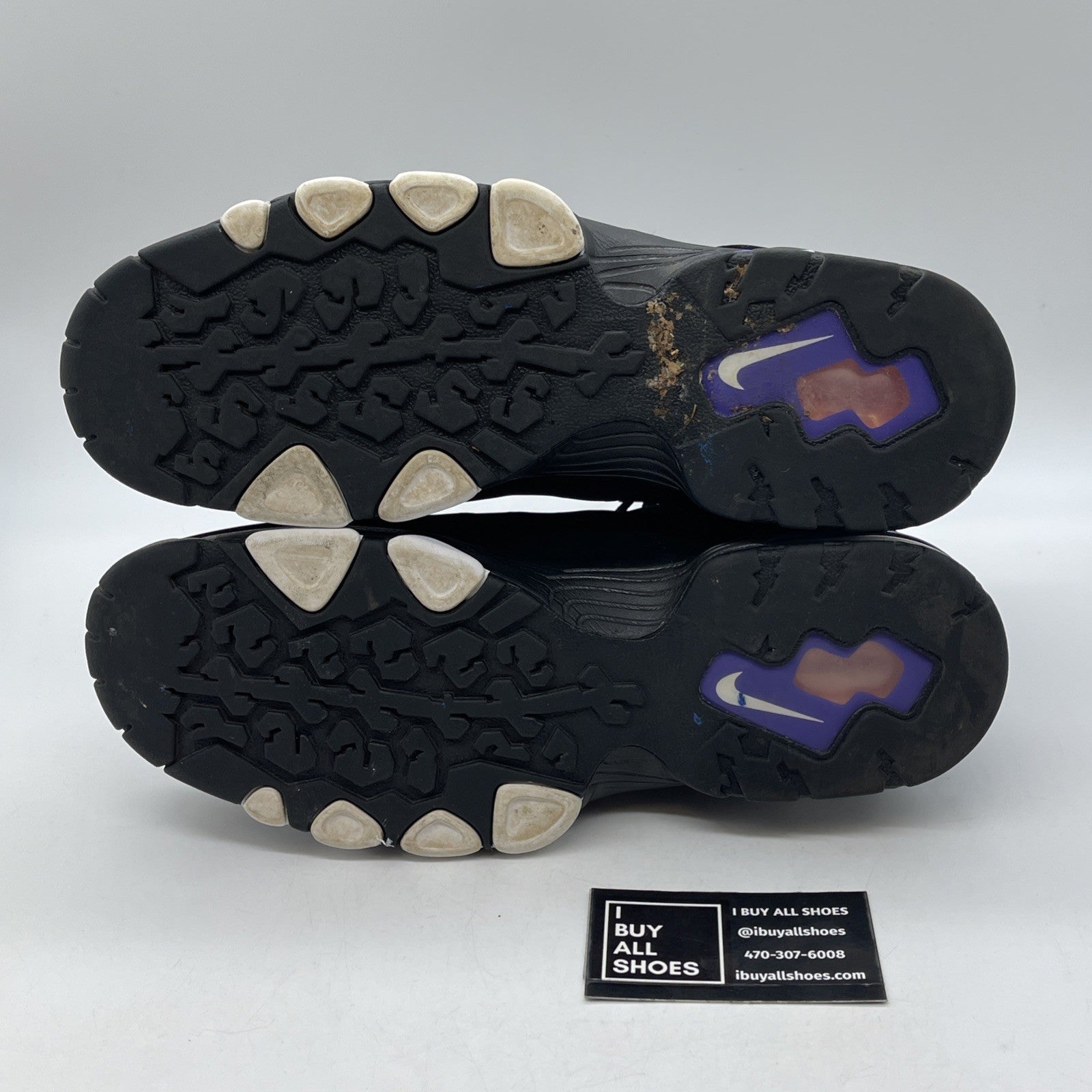 Size 10.5 - Nike Air Max 2 CB 94 OG 2023 Black Purple Suede (FQ8233-001)