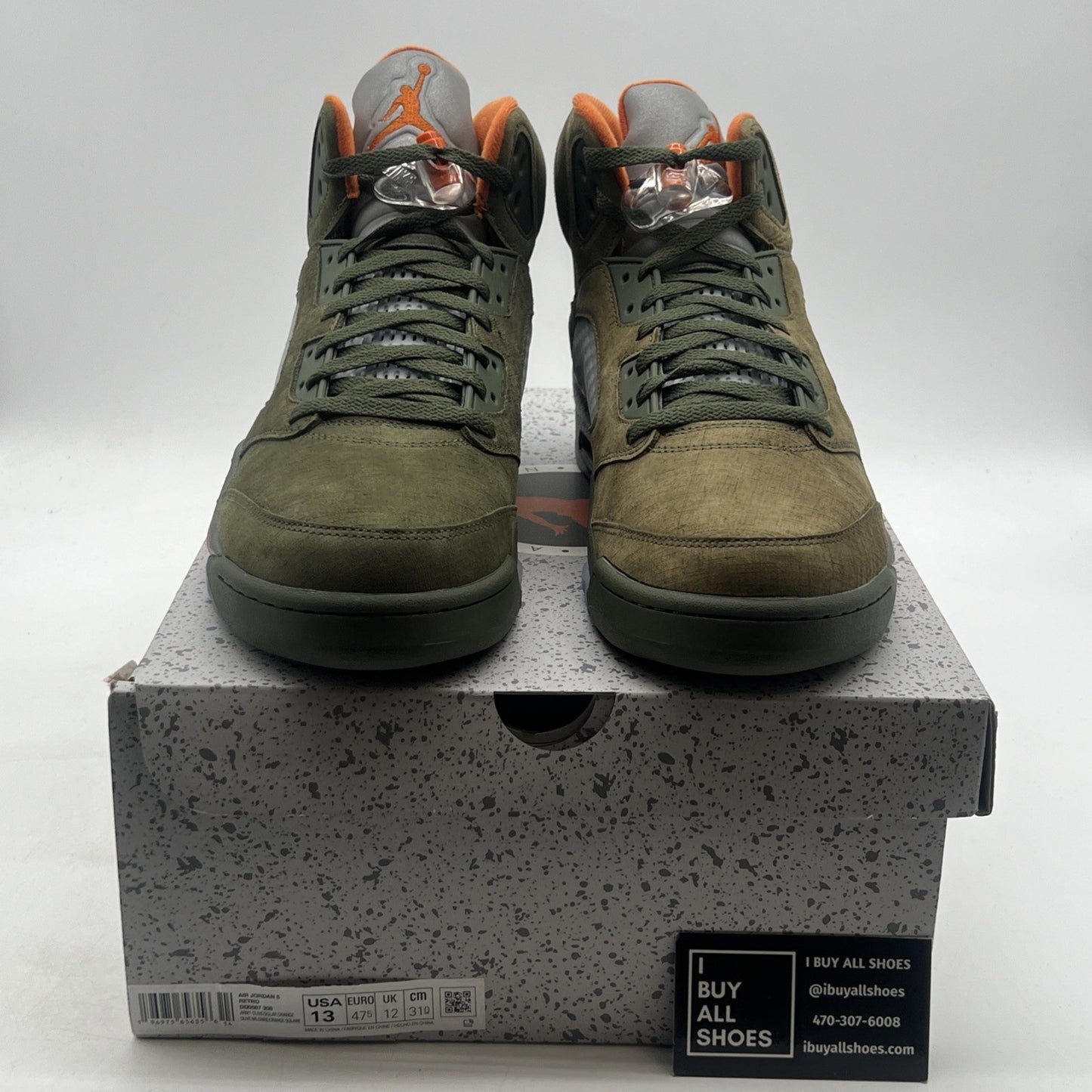 Size 13 - Air Jordan 5 Retro 2024 Olive (DD0587-308)