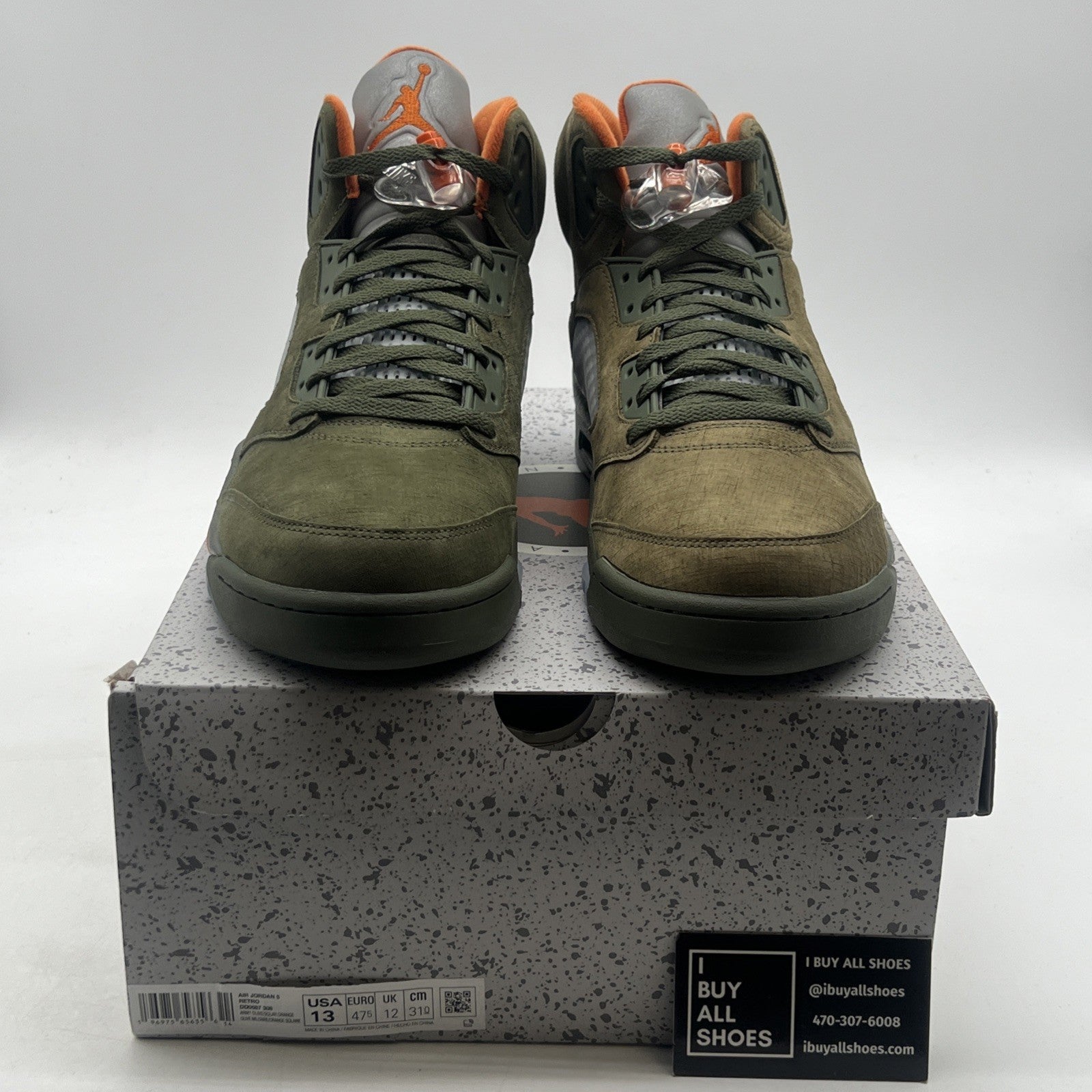 Size 13 - Air Jordan 5 Retro 2024 Olive (DD0587-308)