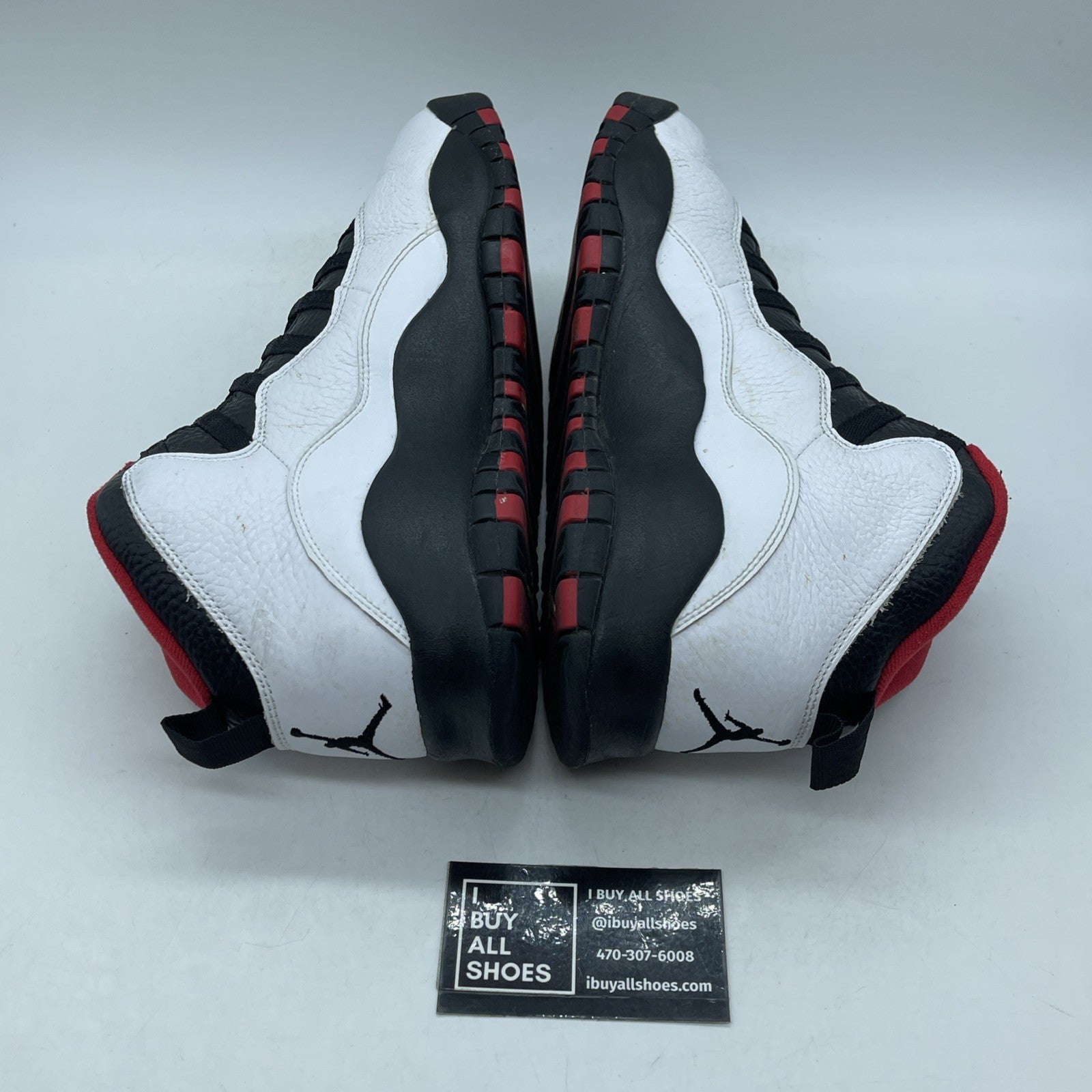 Size 9.5 - Air Jordan 10 Double Nickel Black White Leather (310805-102)