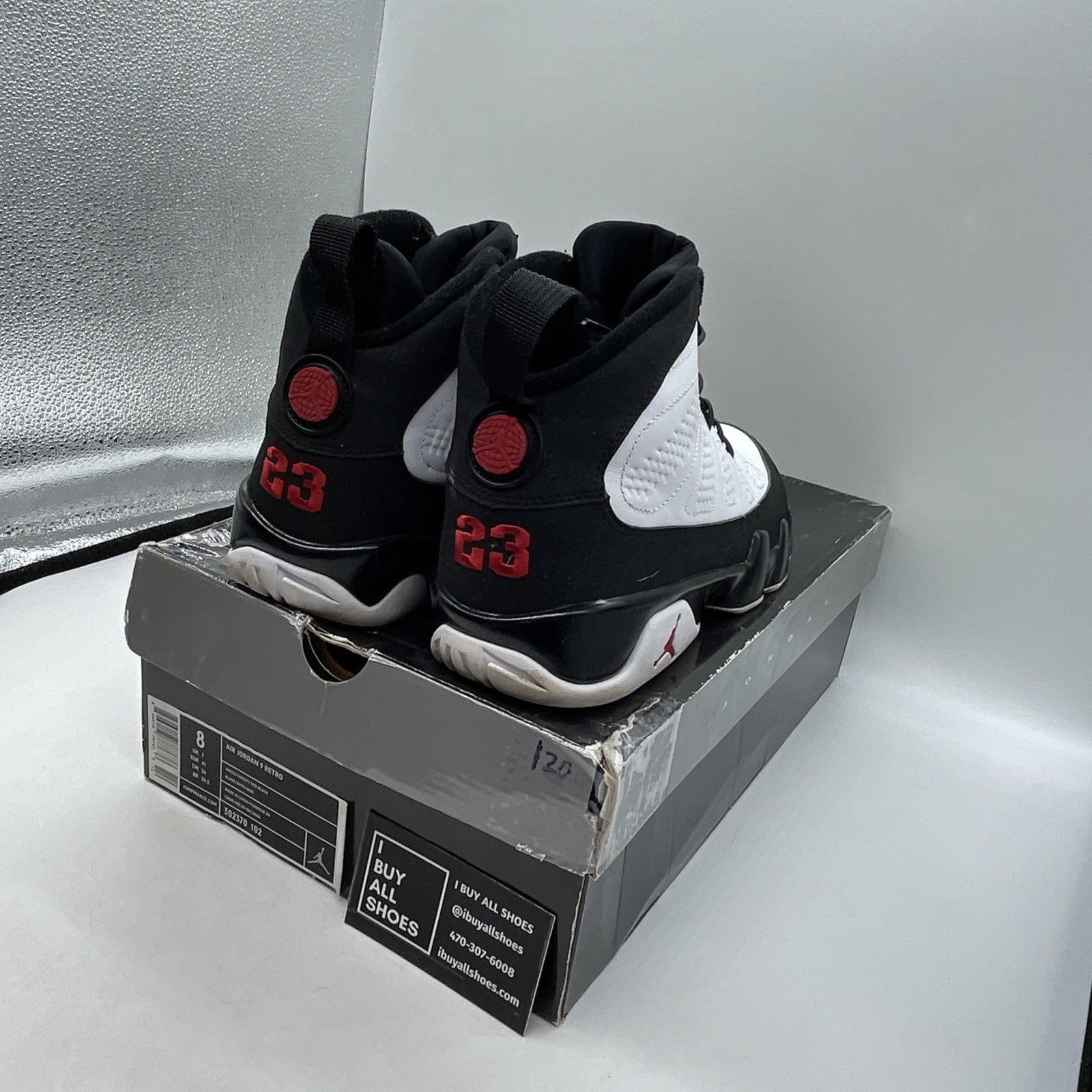 Size 8 - Air Jordan 9 Retro 2010 Release (302370-102)