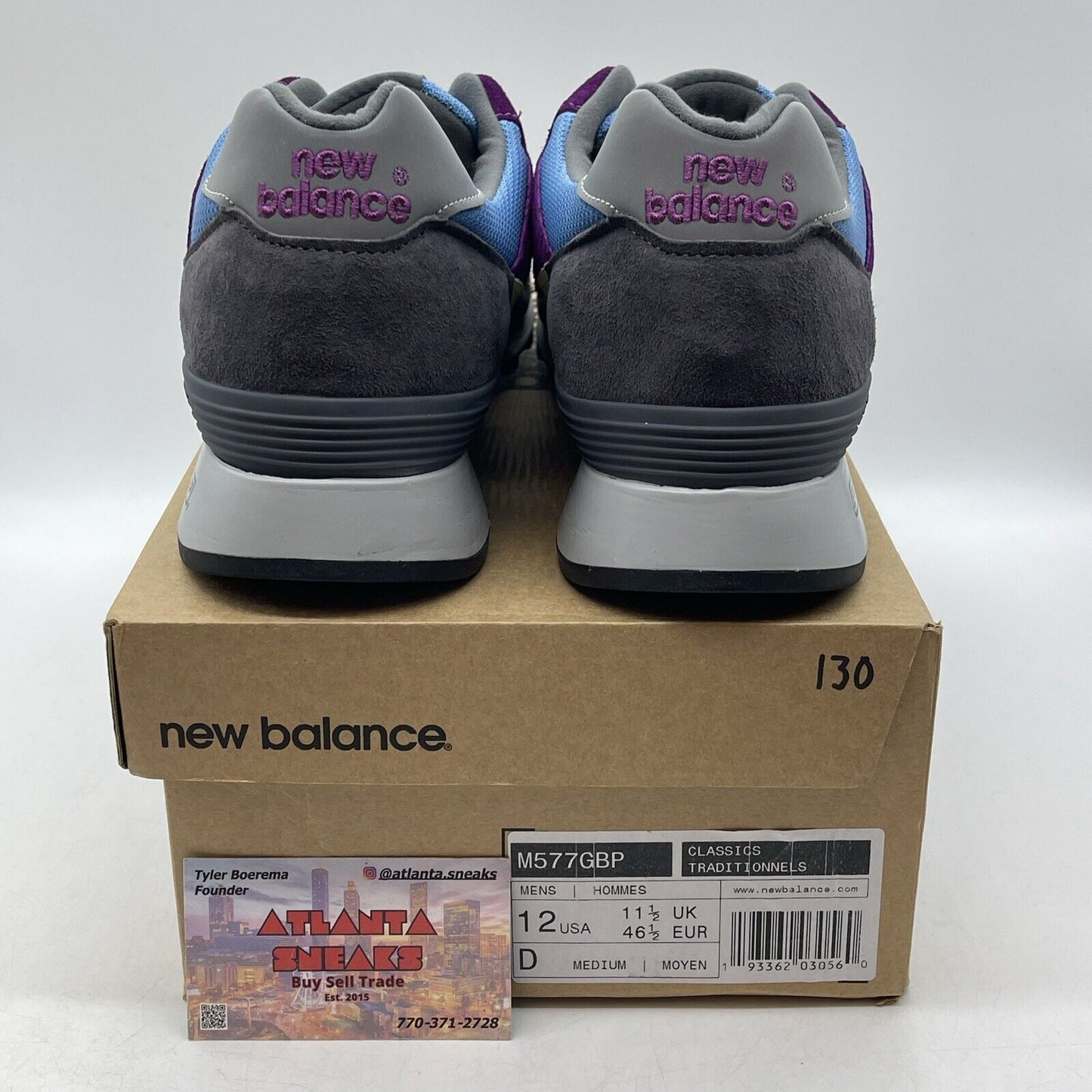 Size 12 - New Balance 577 Mountain Wild White Gray Multi (M577GBP)