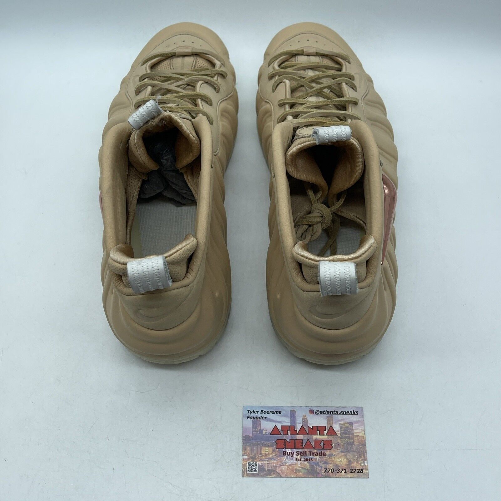 Size 12 - Nike Air Foamposite Pro Premium Vachetta Tan Pink (920377-200)