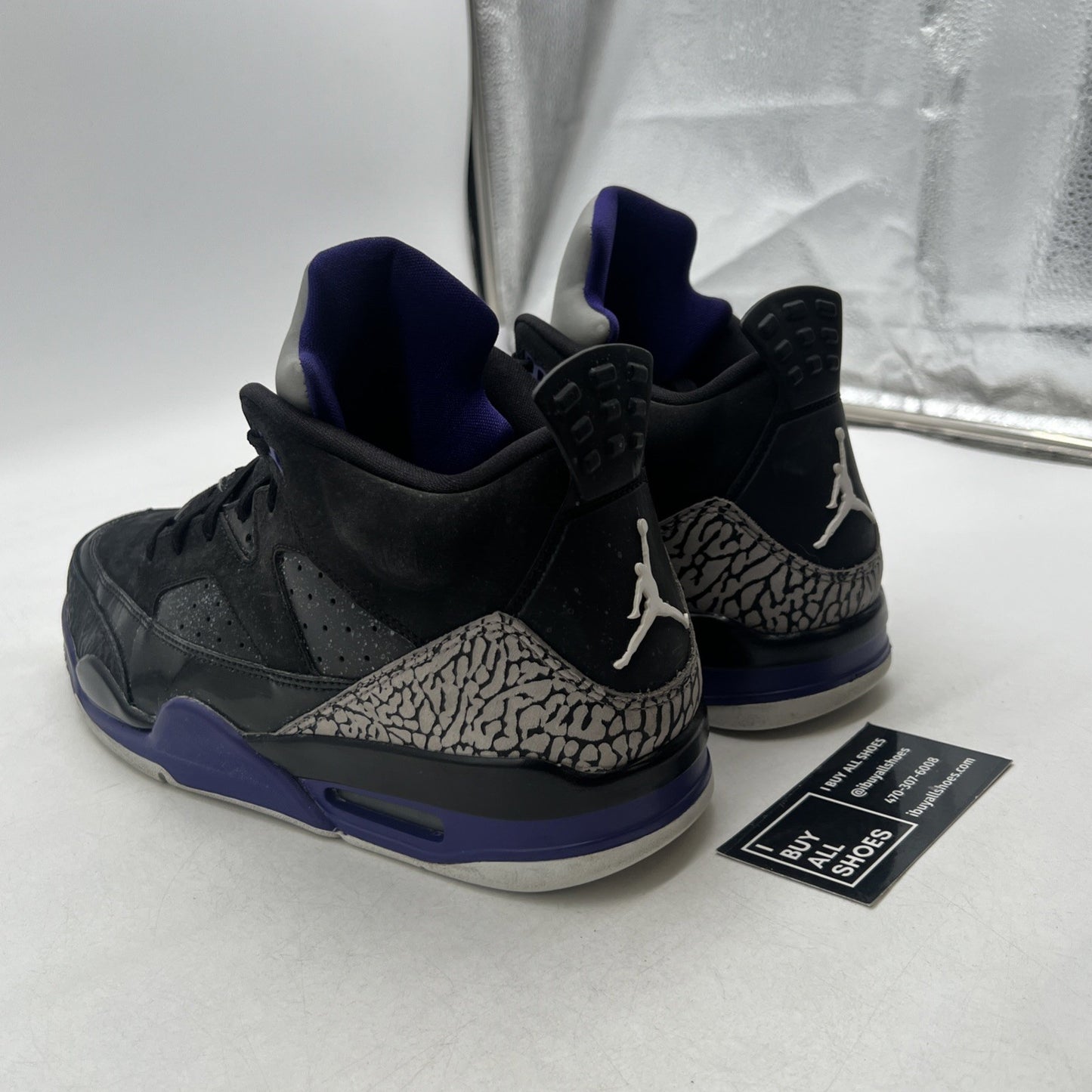 Size 11.5 - Air Jordan Son of Mars Low Black Grape Ice (580603-008)
