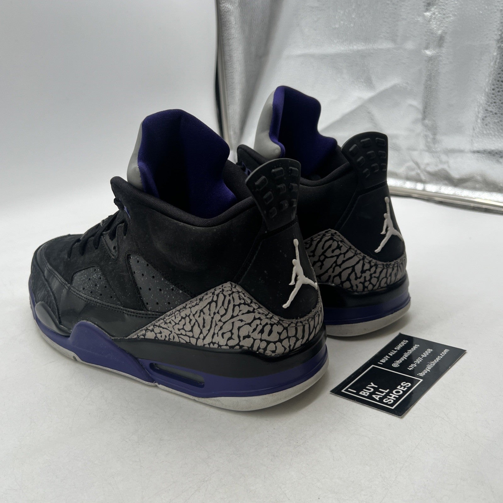 Size 11.5 - Air Jordan Son of Mars Low Black Grape Ice (580603-008)