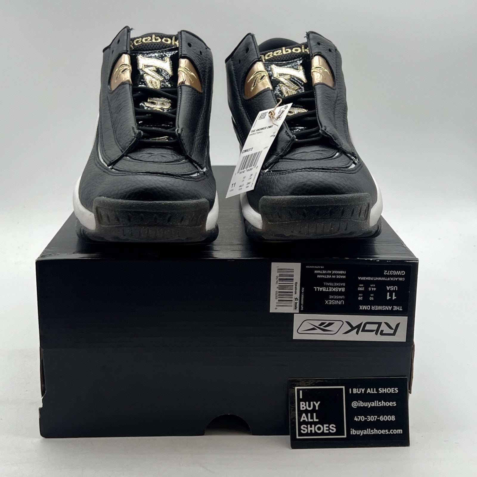 Size 11 - Reebok The Answer DMX Basketball Retro Shoes (GW6372)