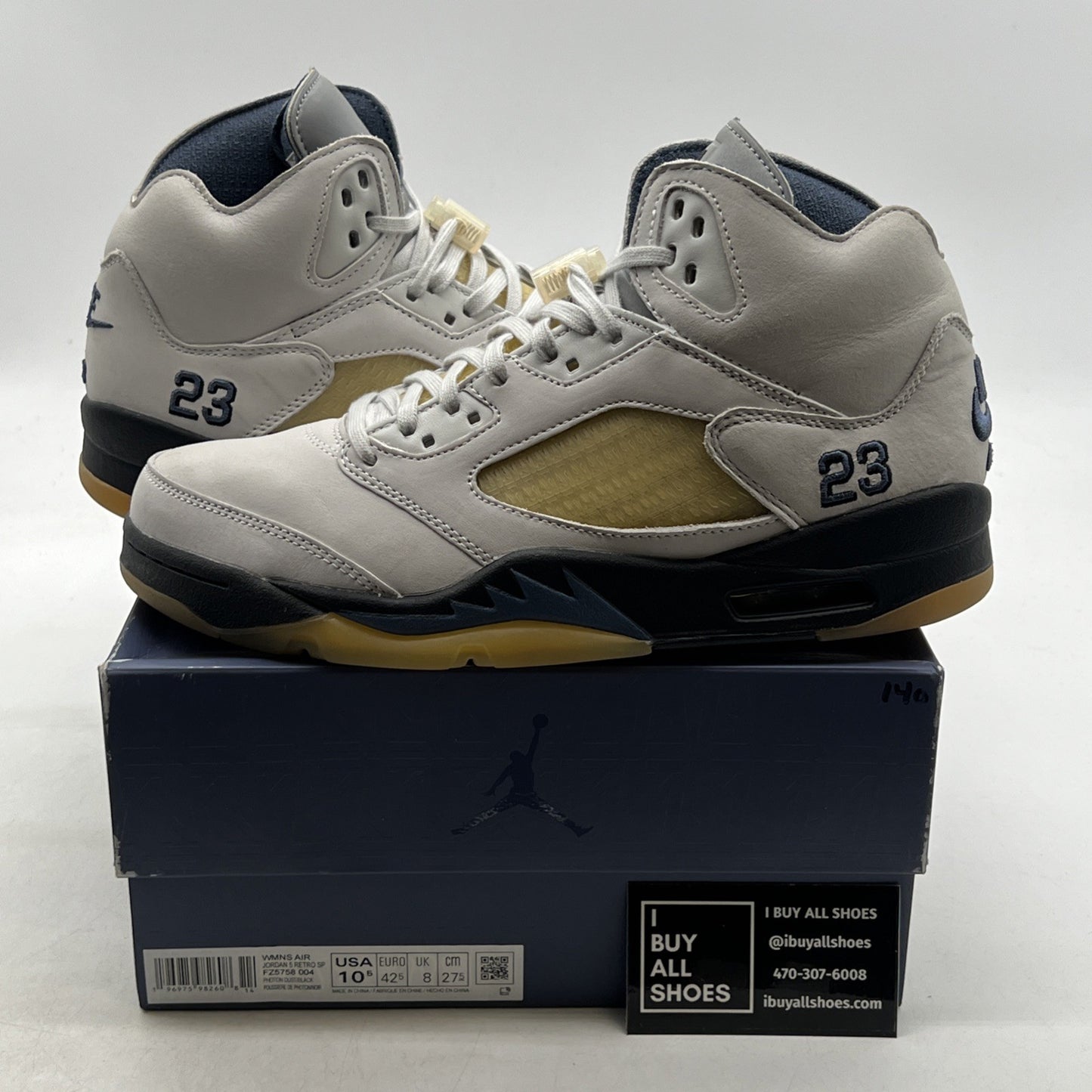 Size 10.5 - A Ma Maniére x Air Jordan 5 Retro Dawn W (FZ5758-004)