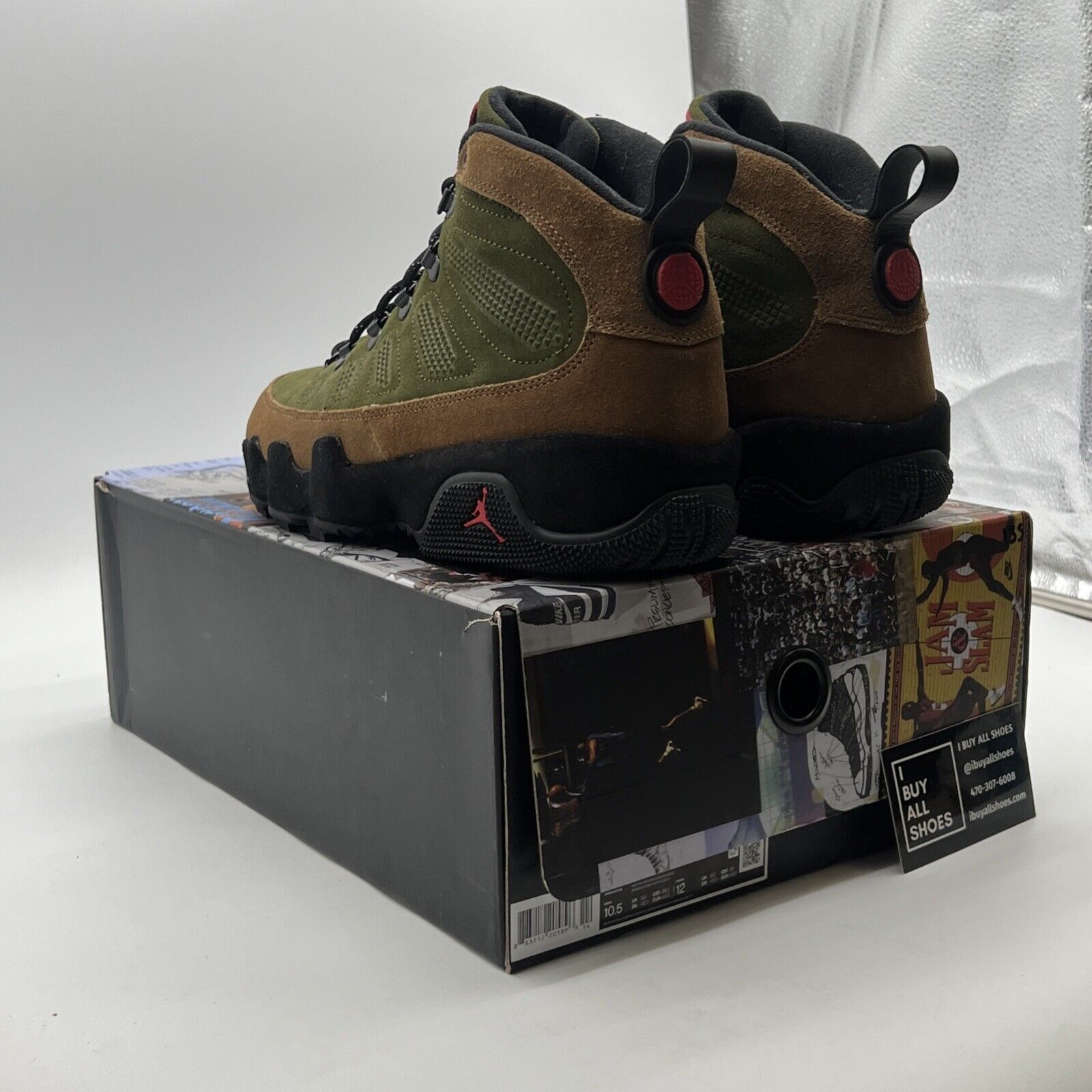 Size 10.5 - Air Jordan 9 Retro NRG Beef And Broccoli 2018 (AR4491-200)