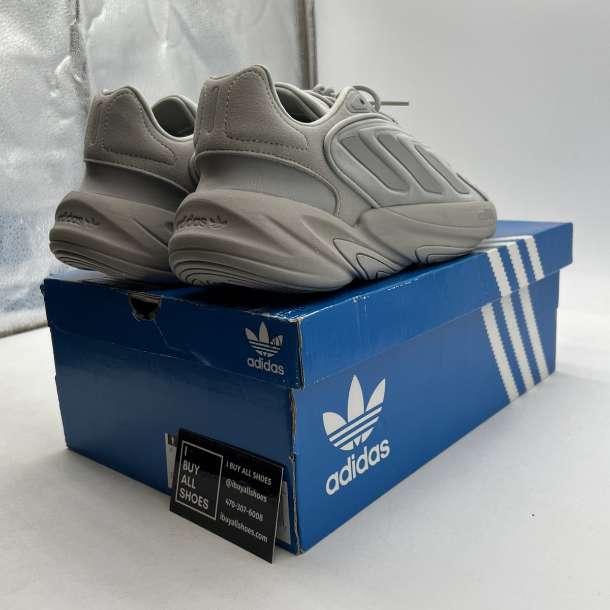 Size 10 - Adidas Ozelia Triple Grey (H04252)