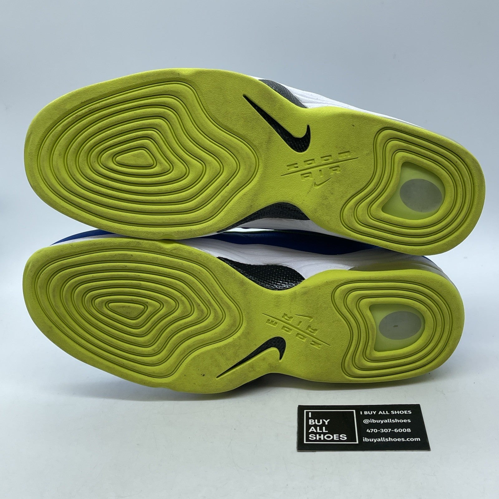 Size 13 - Nike Air Penny 2 Le Sprite Blue Green Suede (535600-431)