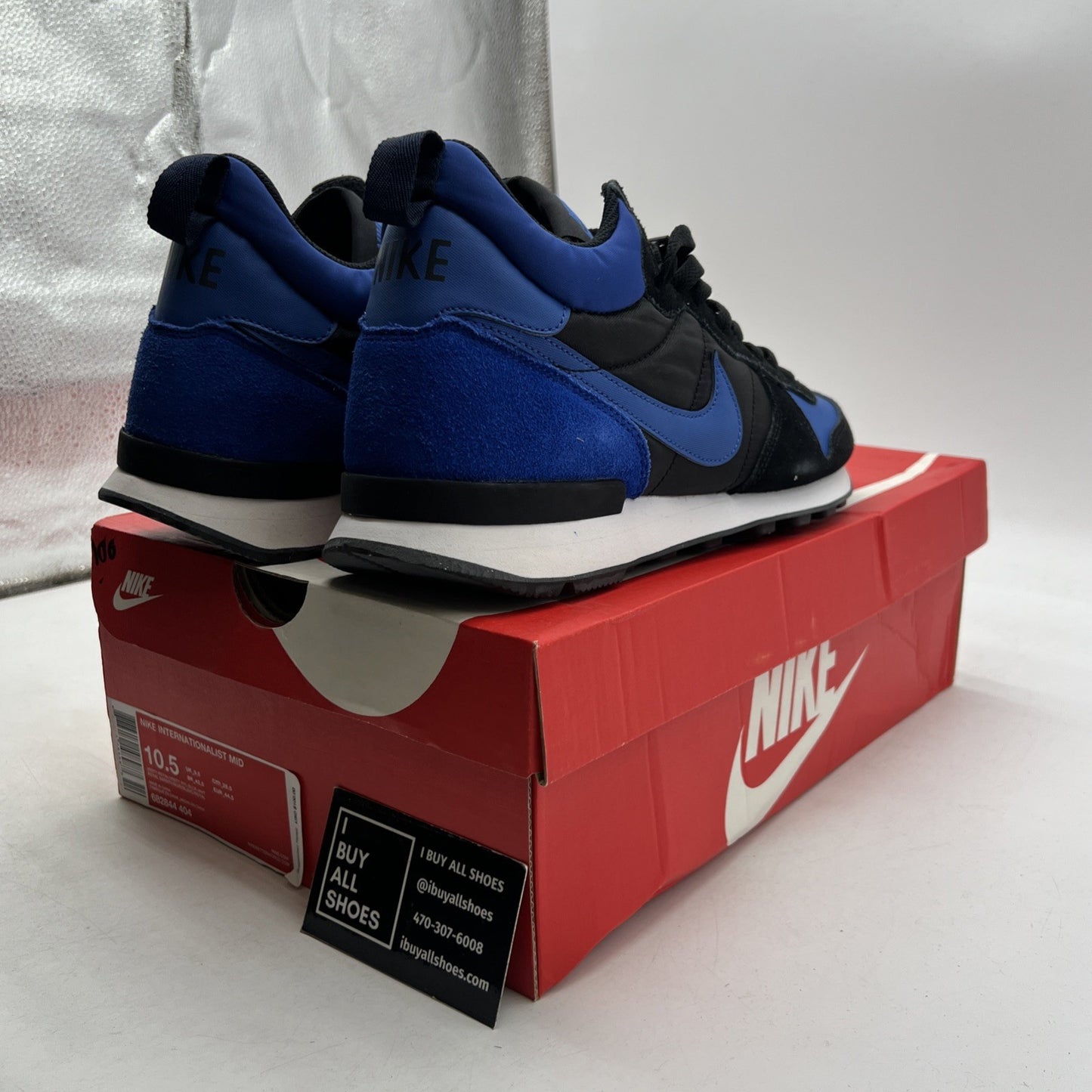 Size 10.5 - Nike Internationalist Mid Varsity Royal (682844-404)