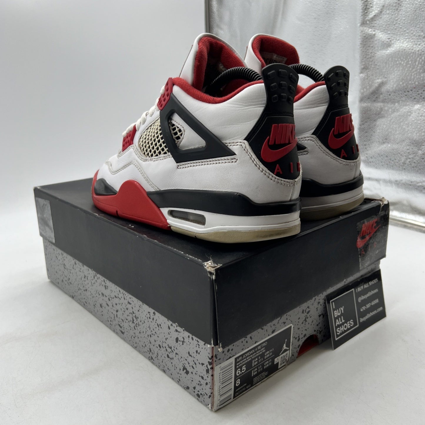 Size 6.5 - Air Jordan 4 Retro OG Mid Fire Red (DC7770-160)