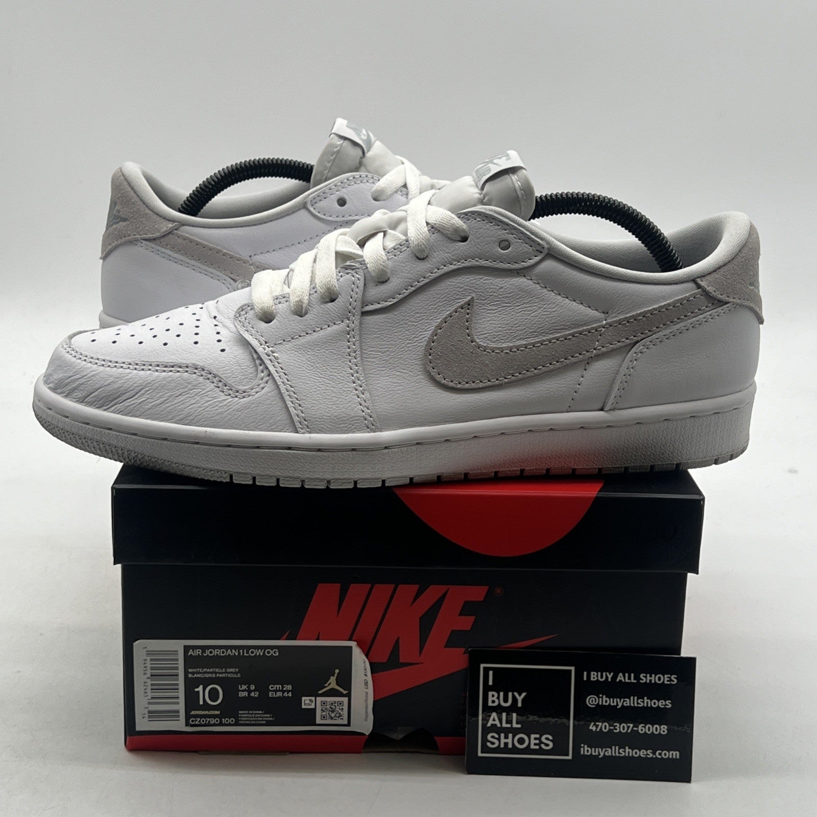 Size 10 - Air Jordan 1 Low OG Neutral Gray (CZ0790-100)
