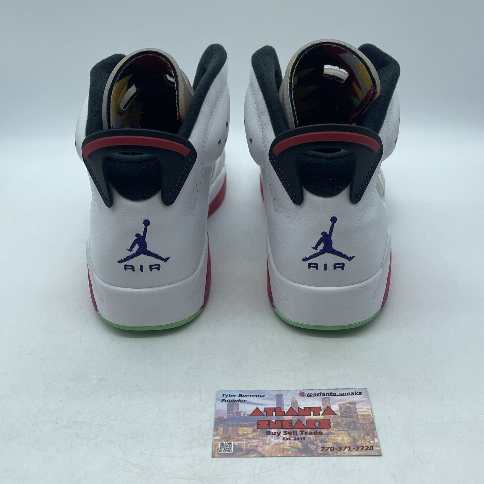 Size 9.5 - Air Jordan 6 Retro Hare White Pink Red Orange (CT8529-062)