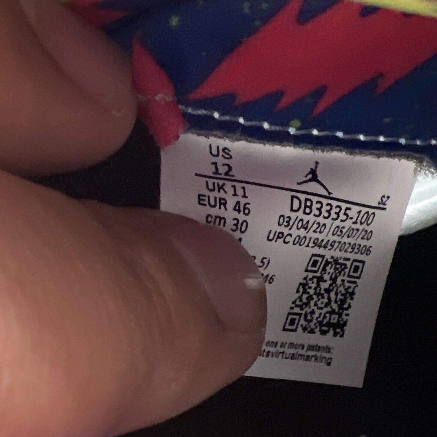 Size 12 - Jordan 5 Retro Alternate Bel-Air 2020 Purple Blue Leather (DB3335-100)