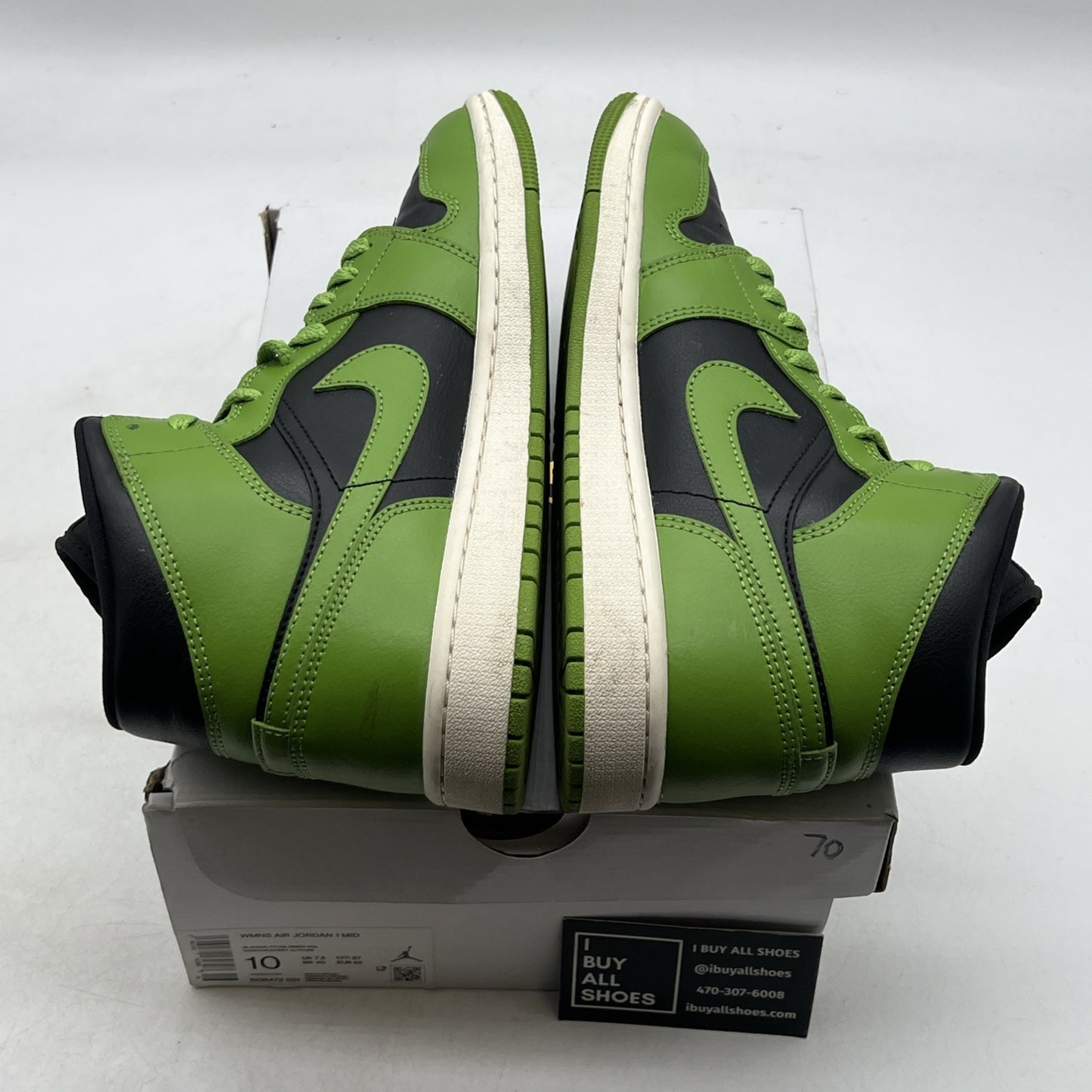Size 10 - Air Jordan 1 Mid Altitude Green W (BQ6472-031)