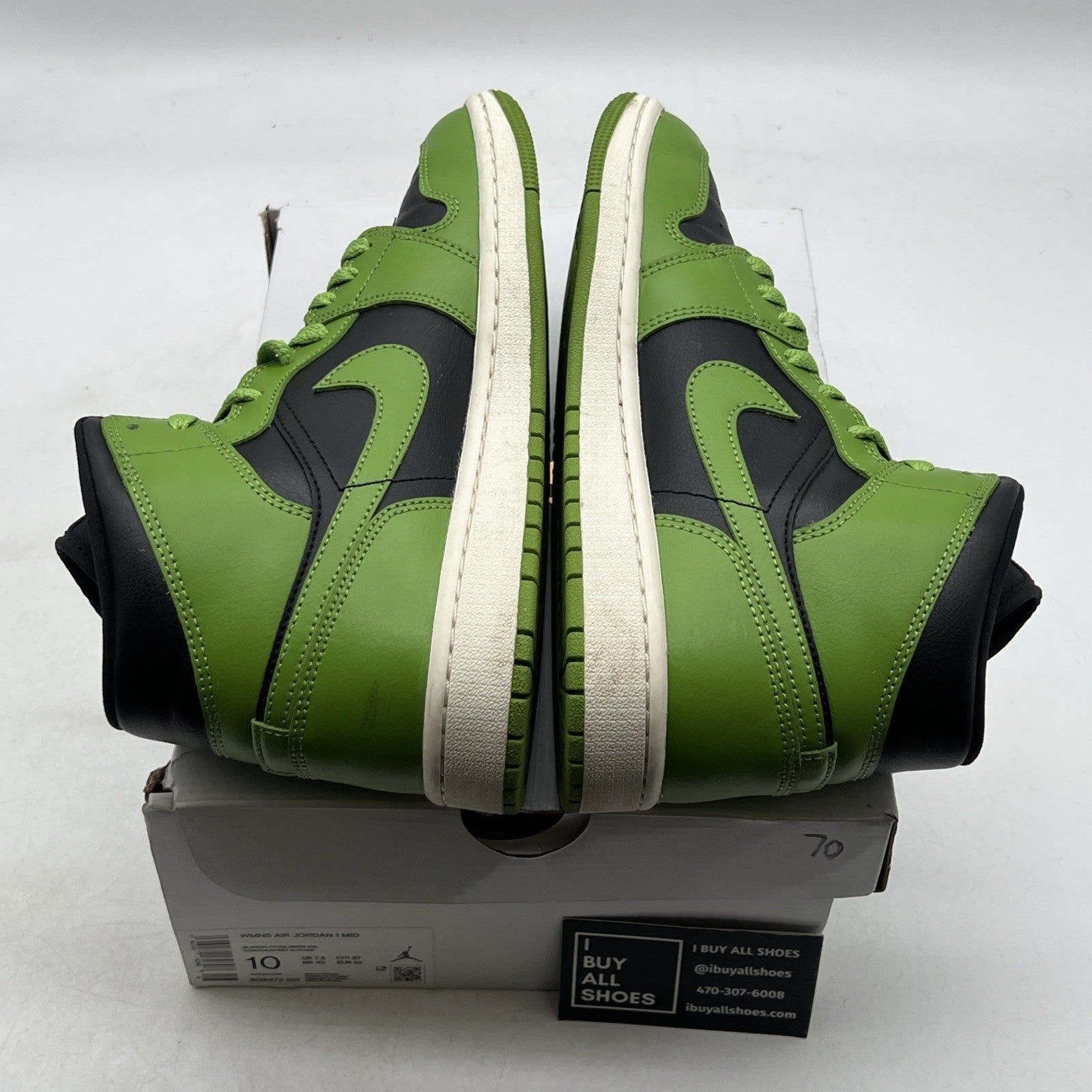 Size 10 - Air Jordan 1 Mid Altitude Green W (BQ6472-031)