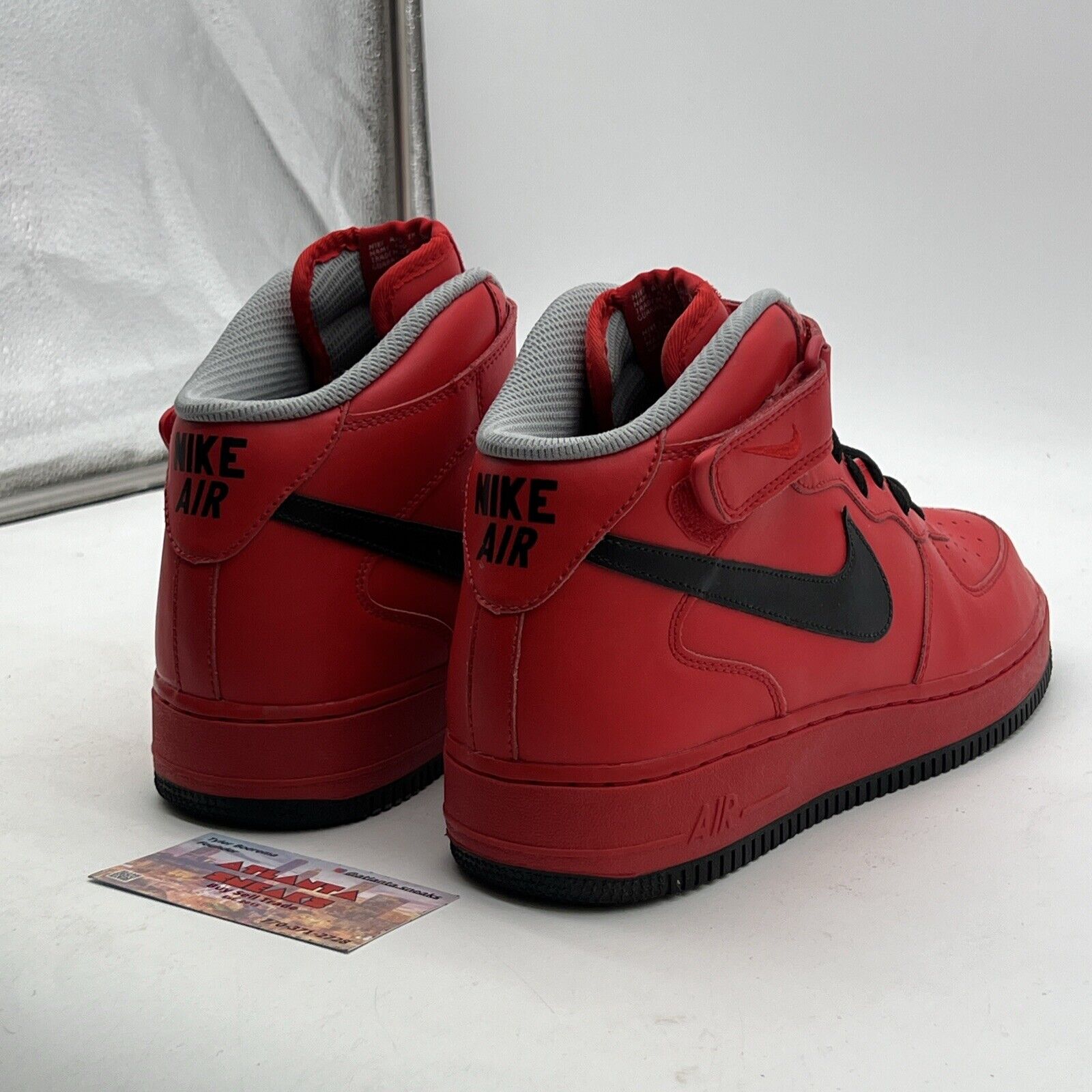 Size 10.5 - Nike ID Air Force 1 Mid Triple Red