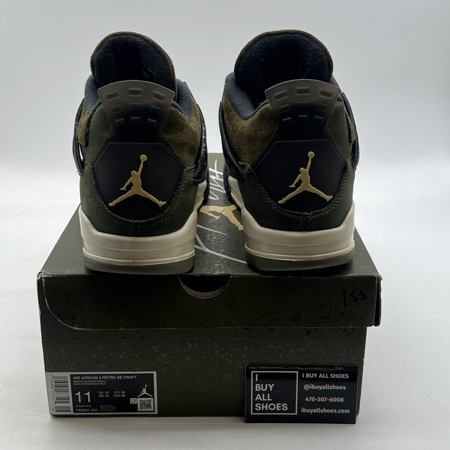 Size 11 - Air Jordan 4 SE Retro Low Craft - Olive (FB9927-200)